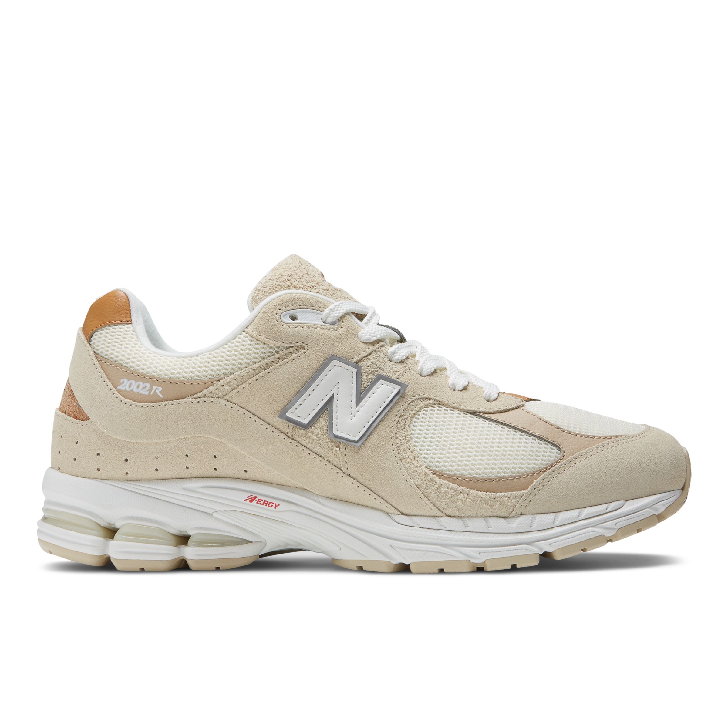 New Balance Homme 2002R en Beige, Suede/Mesh, Taille 41.5