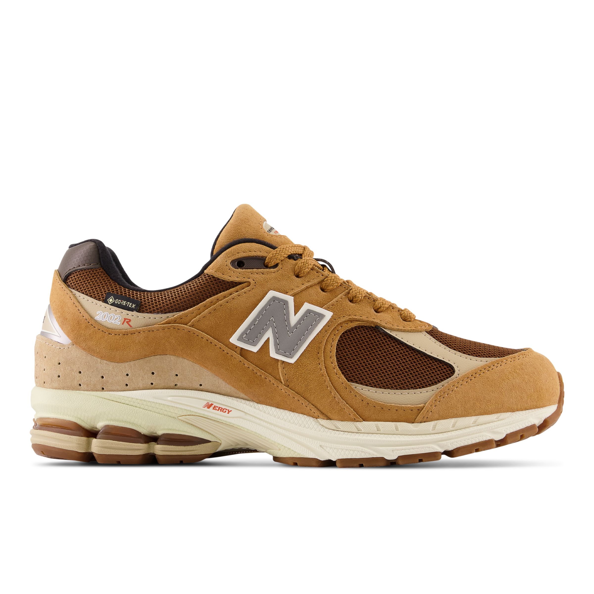 New Balance Homens 2002RX GTX in Bege, Suede/Mesh, Tamanho 44.5