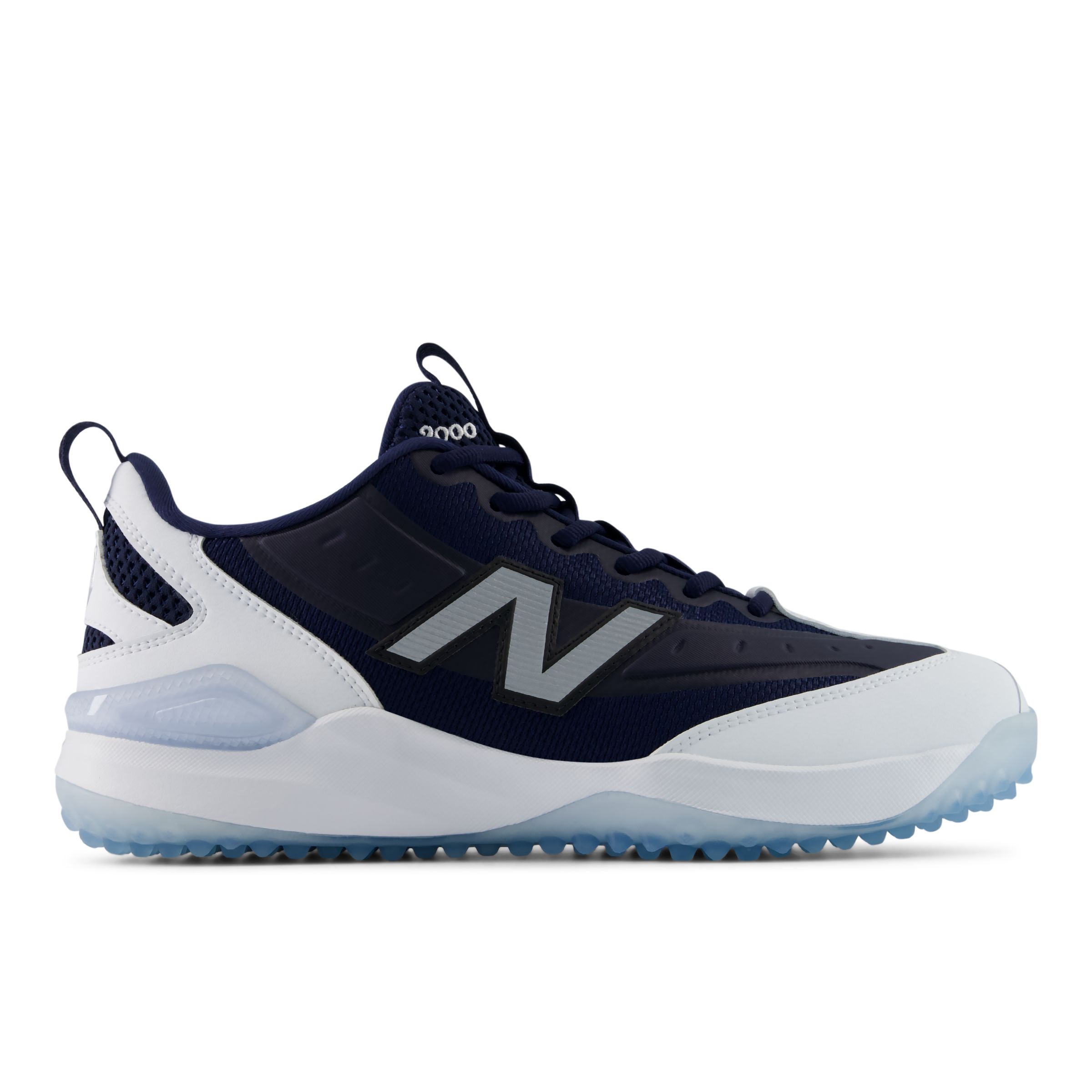 New Balance Men's 3000v8 Turf Baseball Shoes - Blue/White (Size 5.5 Wide)