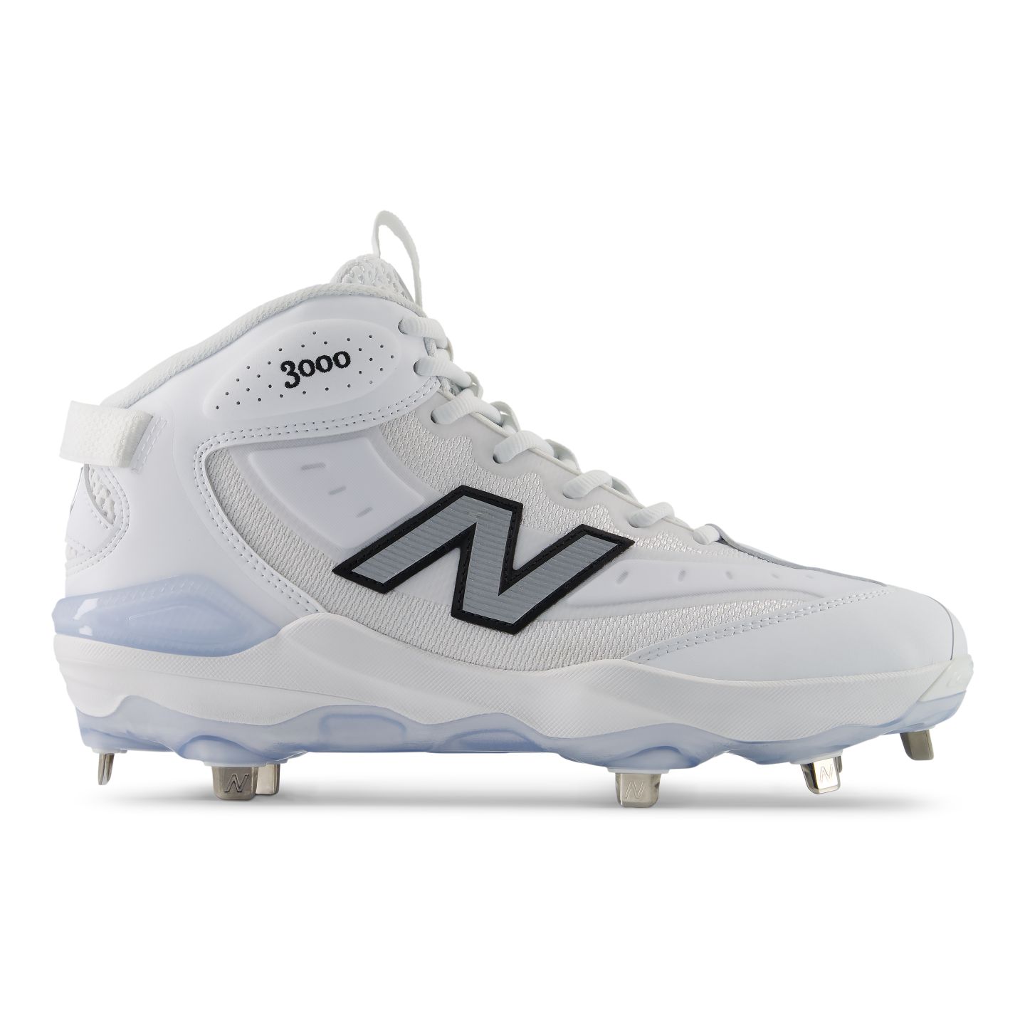 Мужские кроссовки New Balance 3000v8 Mid Metal, цвет: Белый / Серый — фото 1