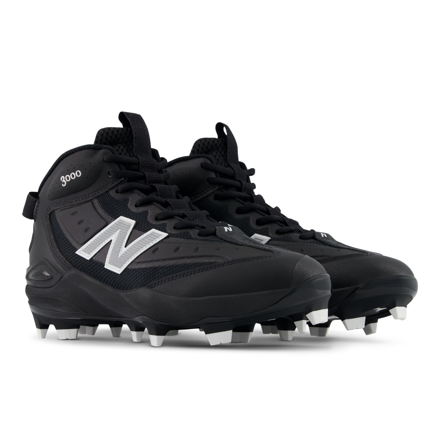 Мужские кроссовки New Balance 3000v8 Mid TPU, цвет: Чёрный / Белый — фото 2