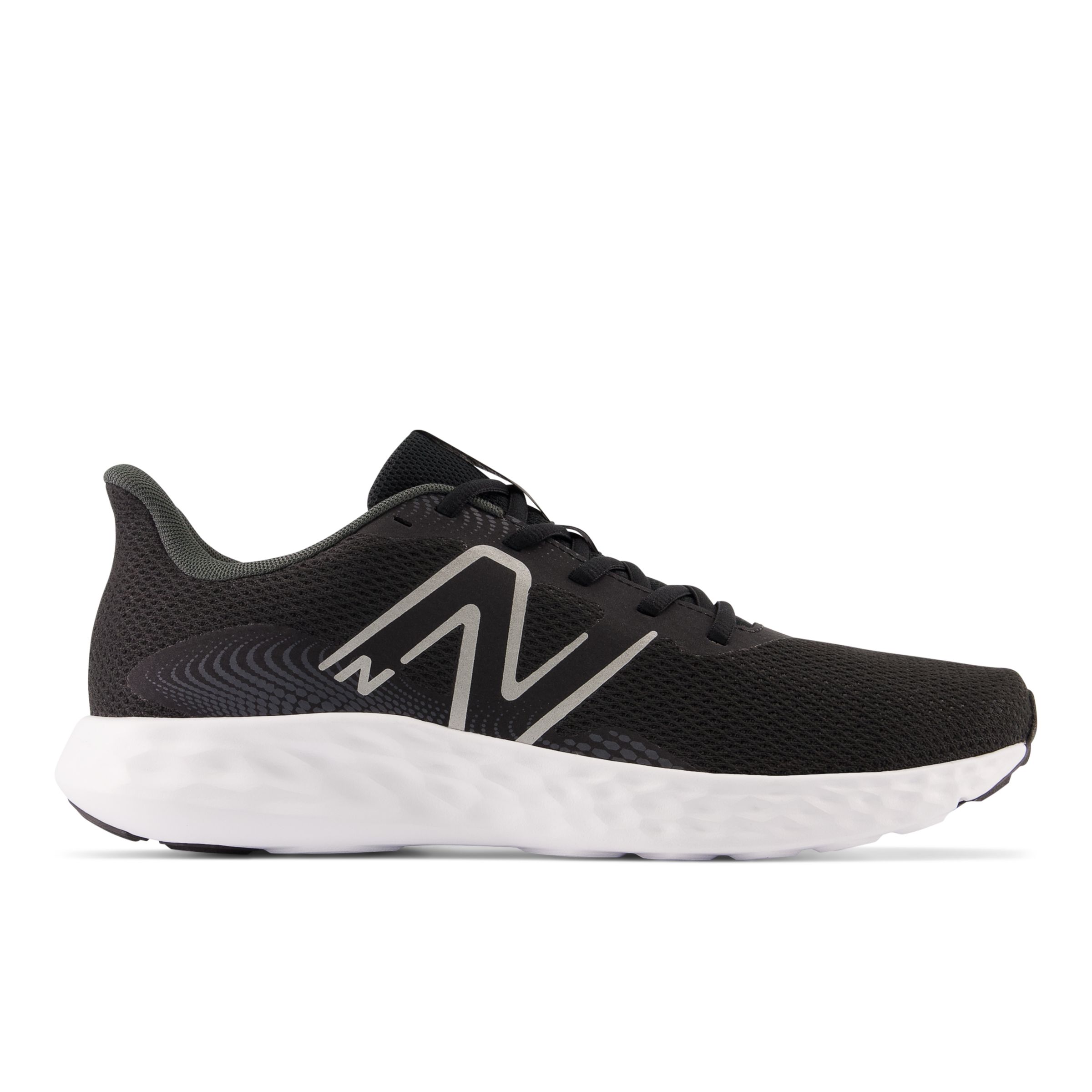 New Balance Men's 411v3 in Black/Grey Synthetic, size 7.5