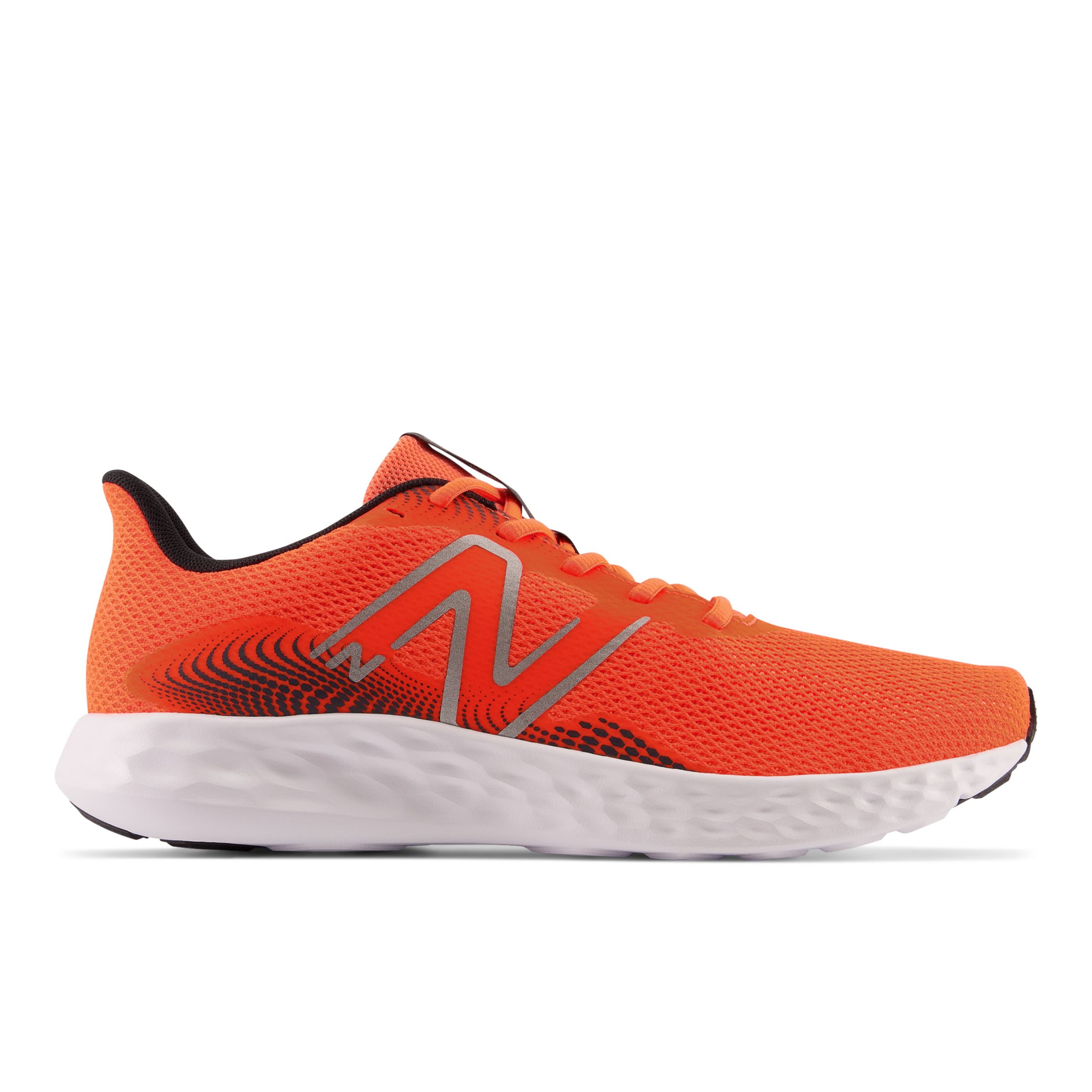 New Balance Men's 411v3 in Orange/Black Synthetic, size 6.5