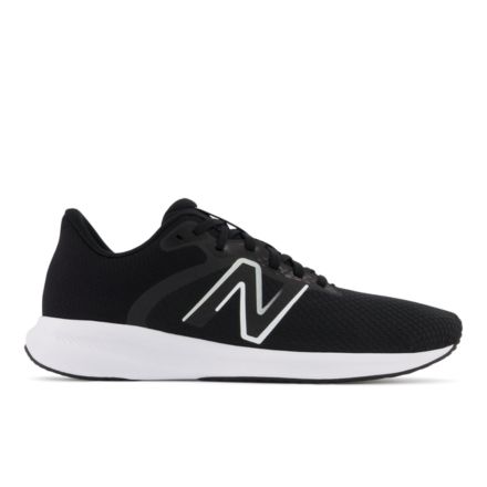 New balance sale black shoes mens