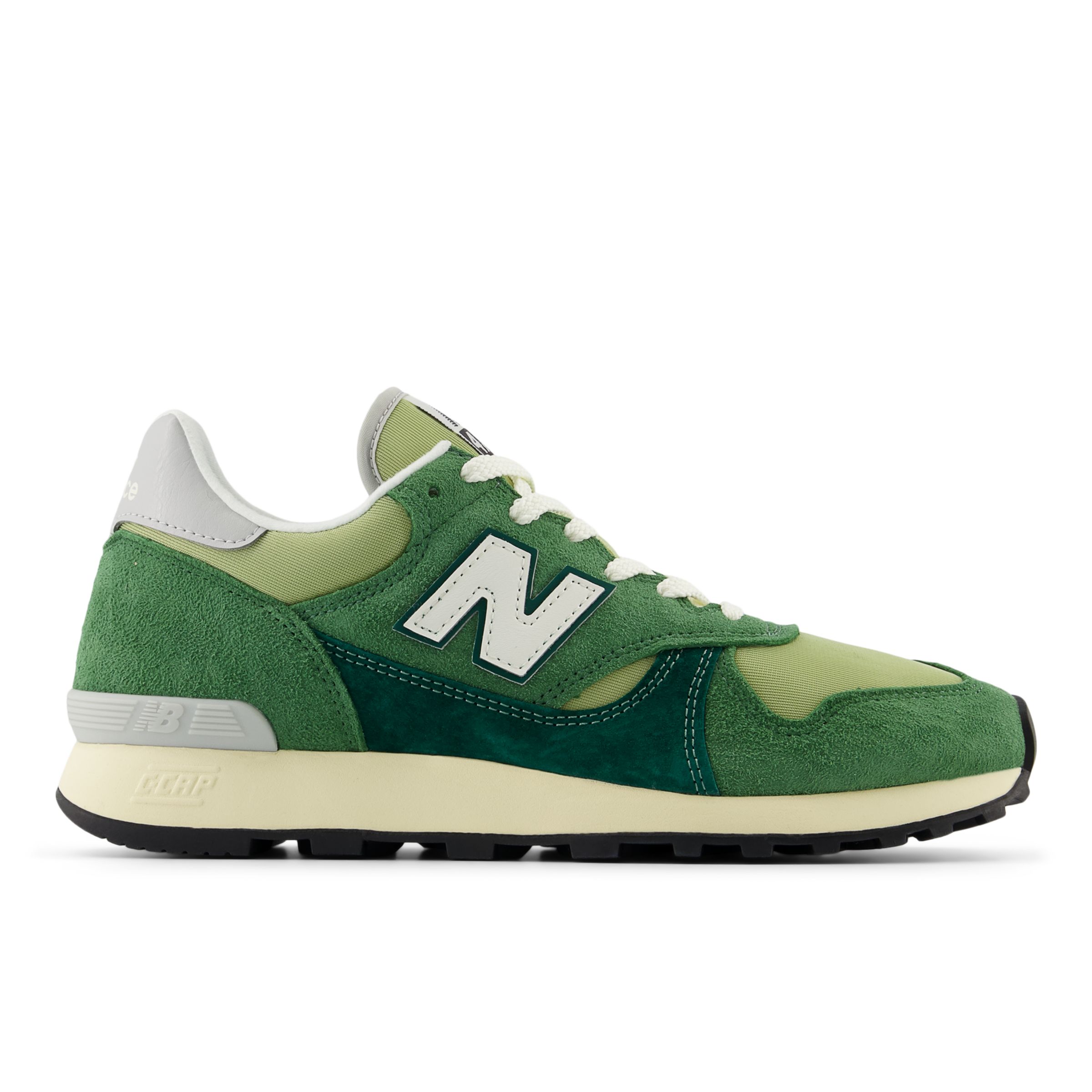 New Balance Men's 475 in Green Leather, size 12.5