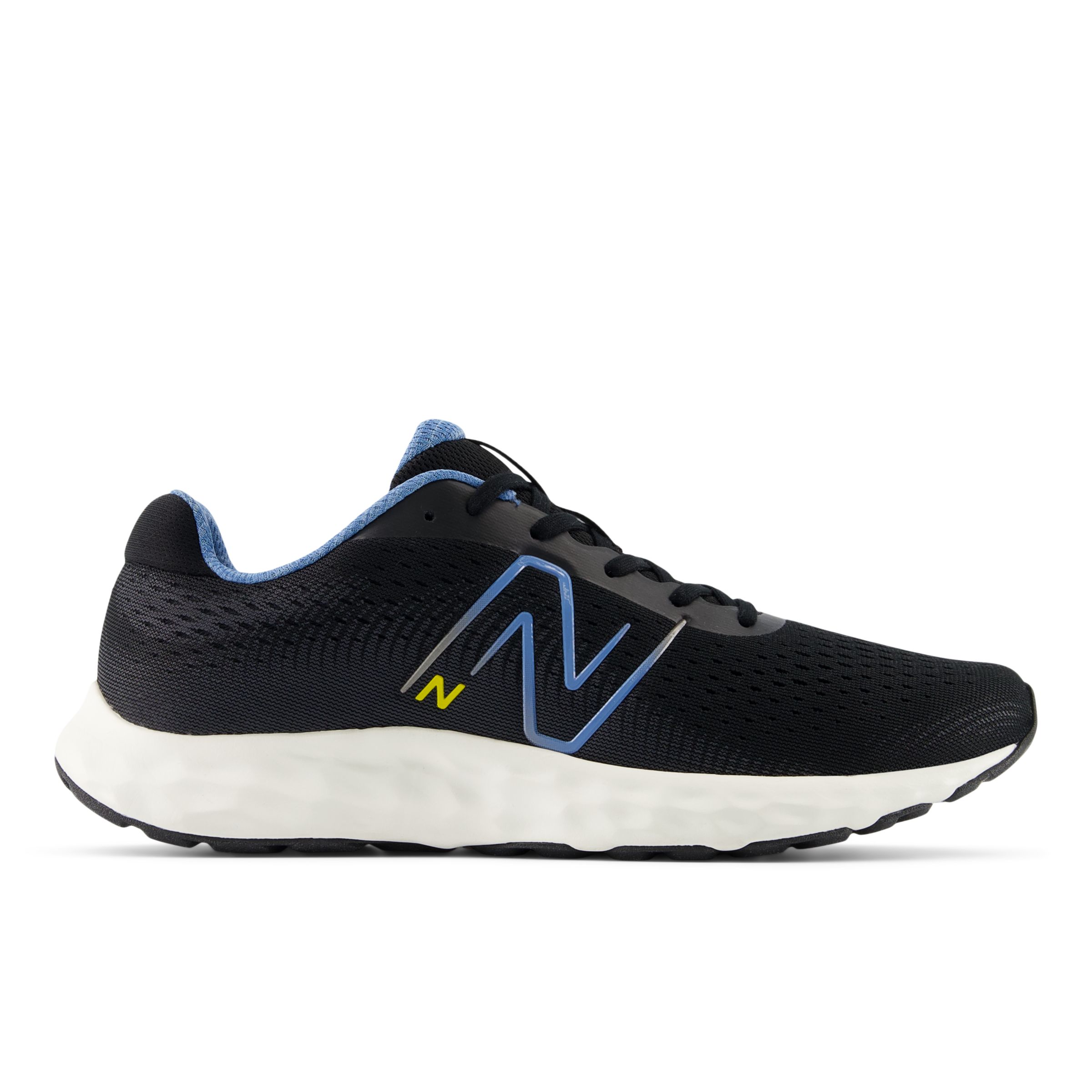 New Balance Men's 520v8 en Noir/Bleu/Orange