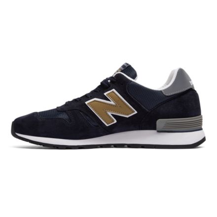 670 Made in UK, Navy with Gold with Silver, M670NNG
