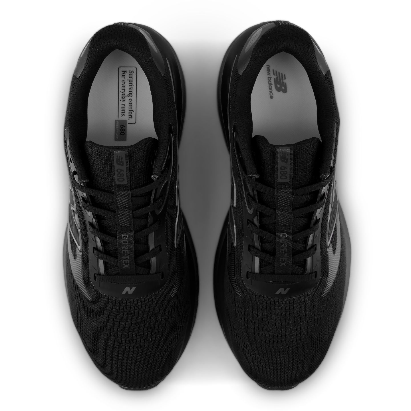 Кроссовки New Balance 680 v9 Gore-Tex, цвет: Чёрный — фото 4