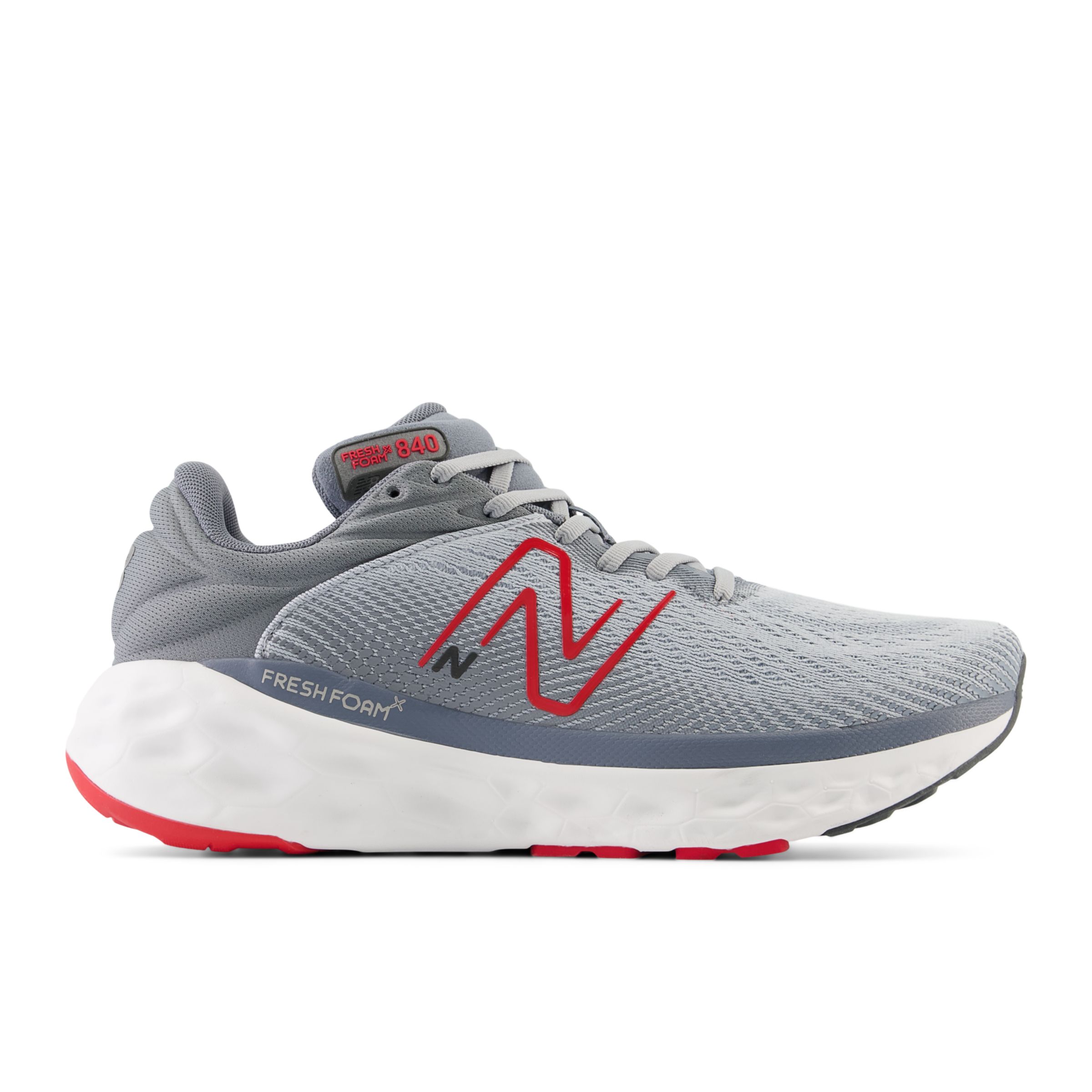 

New Balance Men's Fresh Foam X 840v1 Grey/Red - Grey/Red