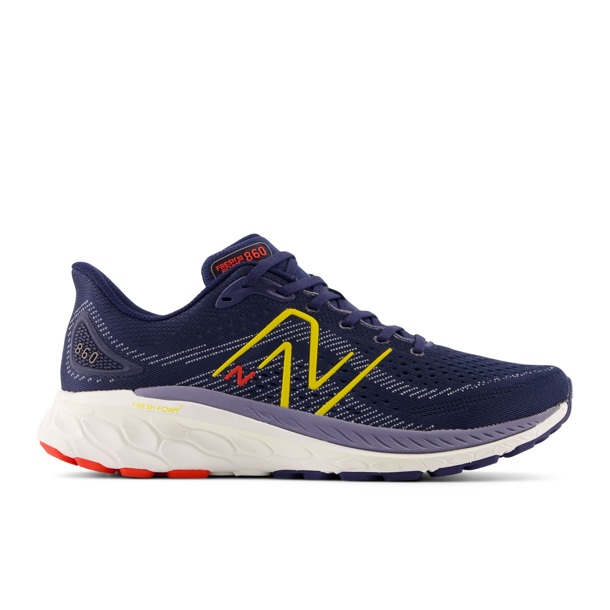 뉴발란스 New Balance Fresh Foam X 860v13,NB Navy with Ginger Lemon and Neo Flame