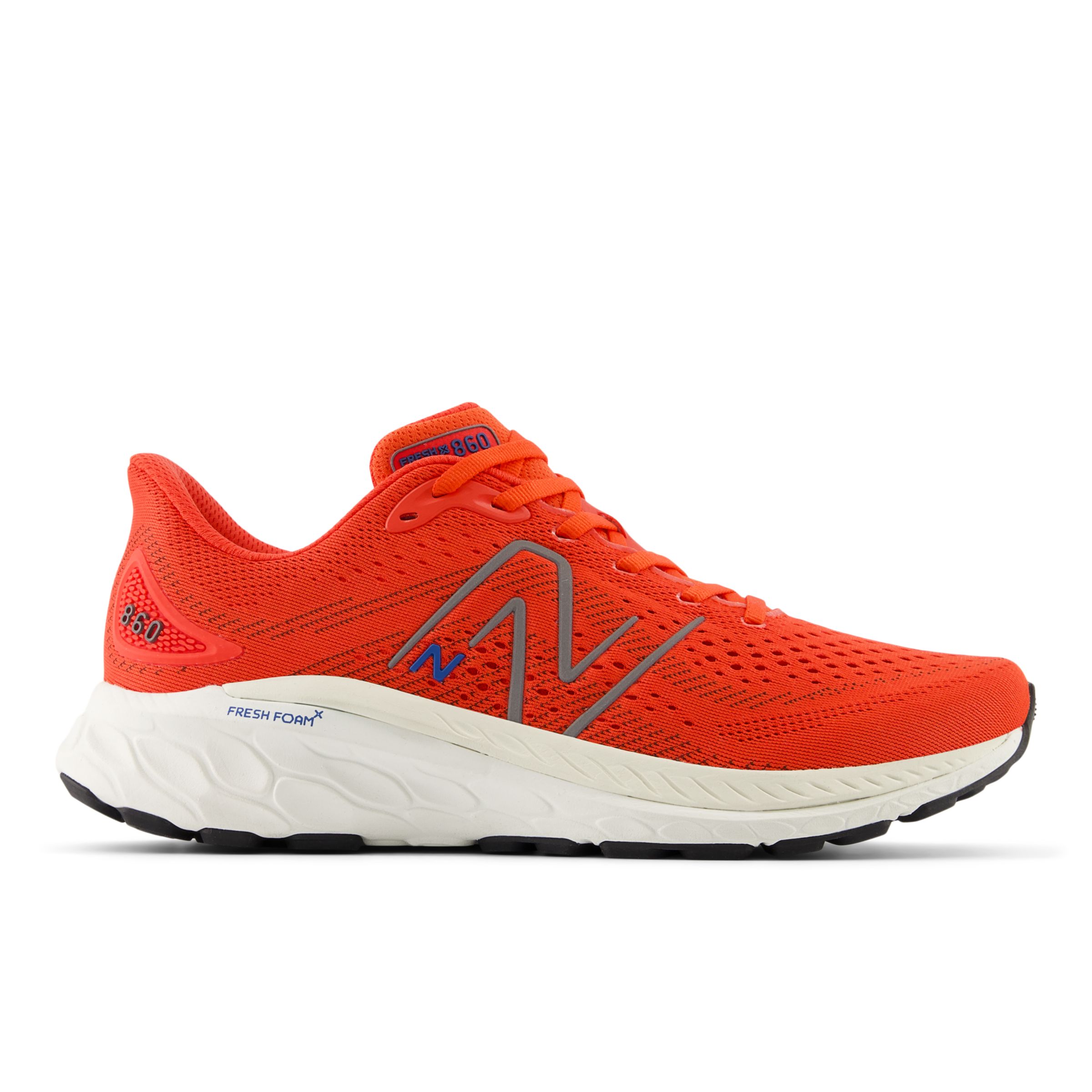 

New Balance Homme Fresh Foam X 860v13 en Rouge/Gris/Bleu, Synthetic, Taille 44 Large
