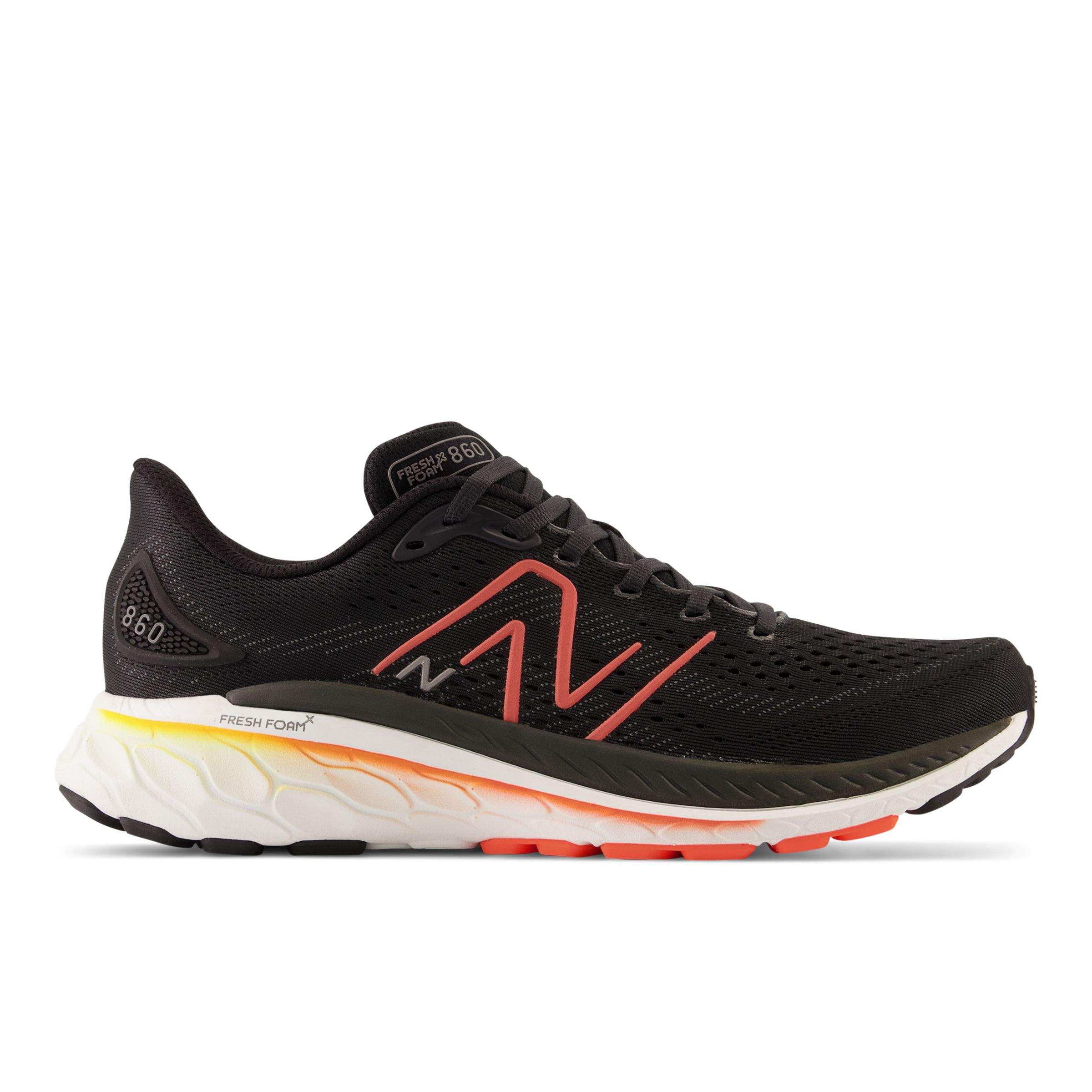 

New Balance Men's Fresh Foam X 860v13 Black/Orange - Black/Orange