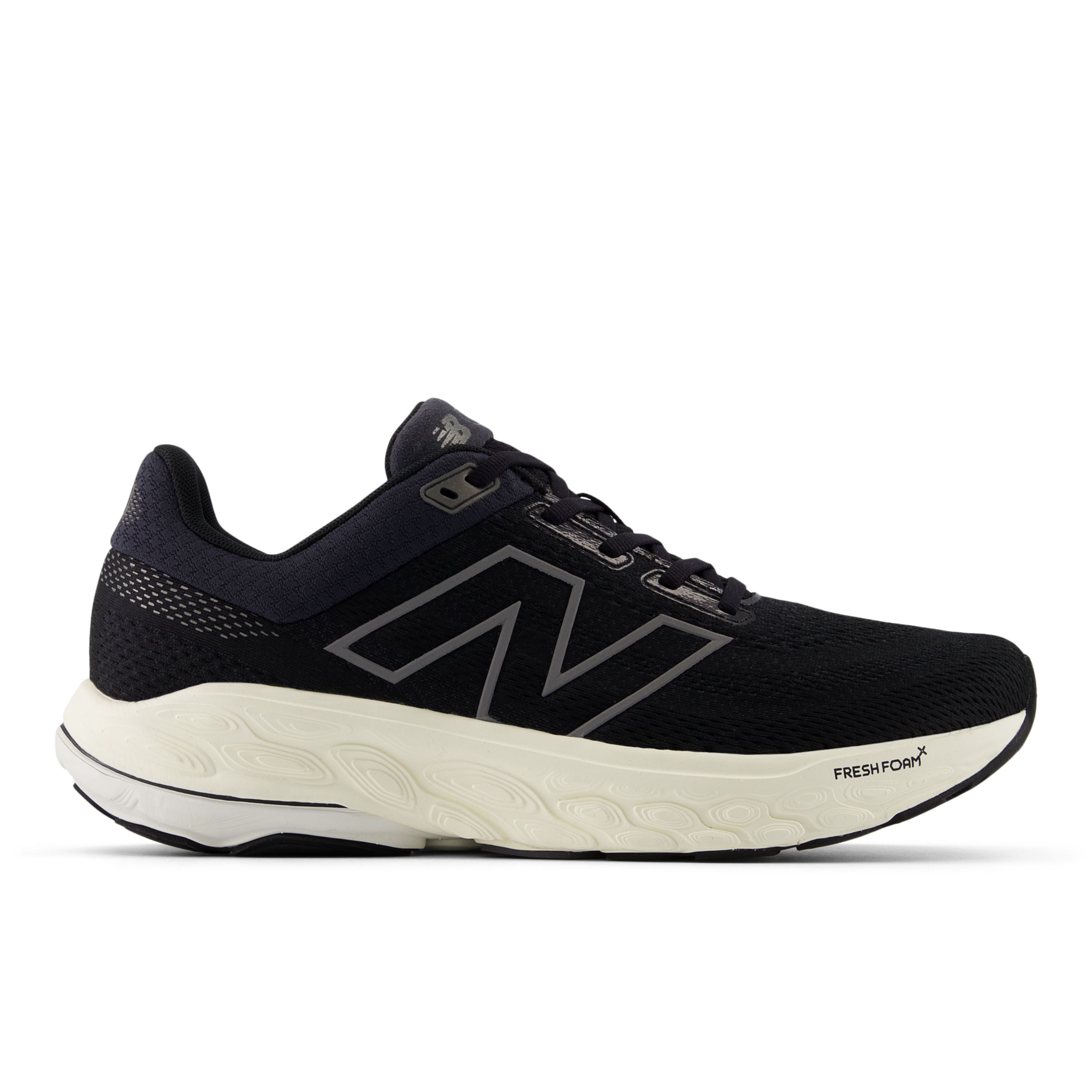 New Balance Men's Fresh Foam X 860v14 in Black/White Synthetic, size 8.5