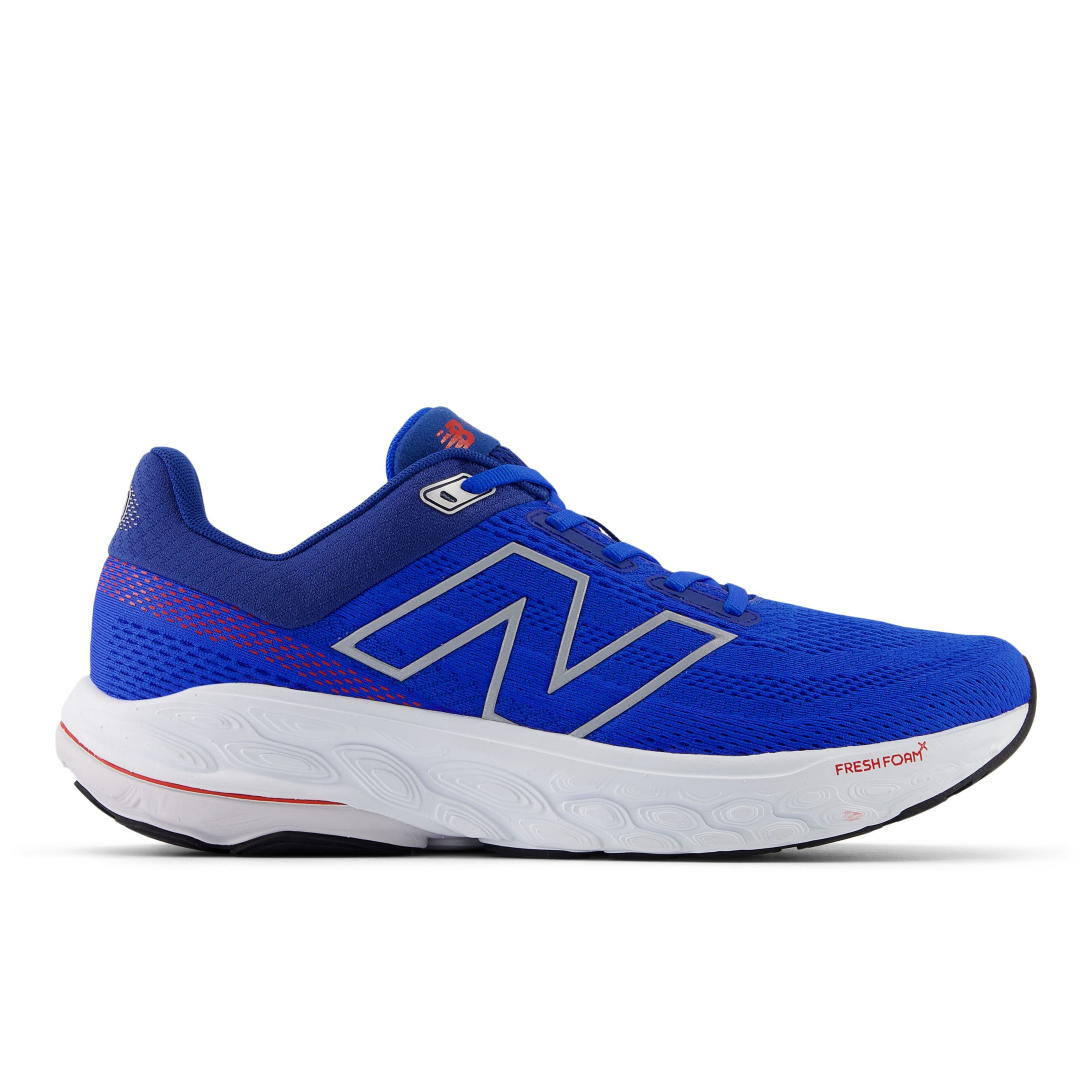 New Balance Men's Fresh Foam X 860v14 in Blue/White/Red Synthetic, size 7.5