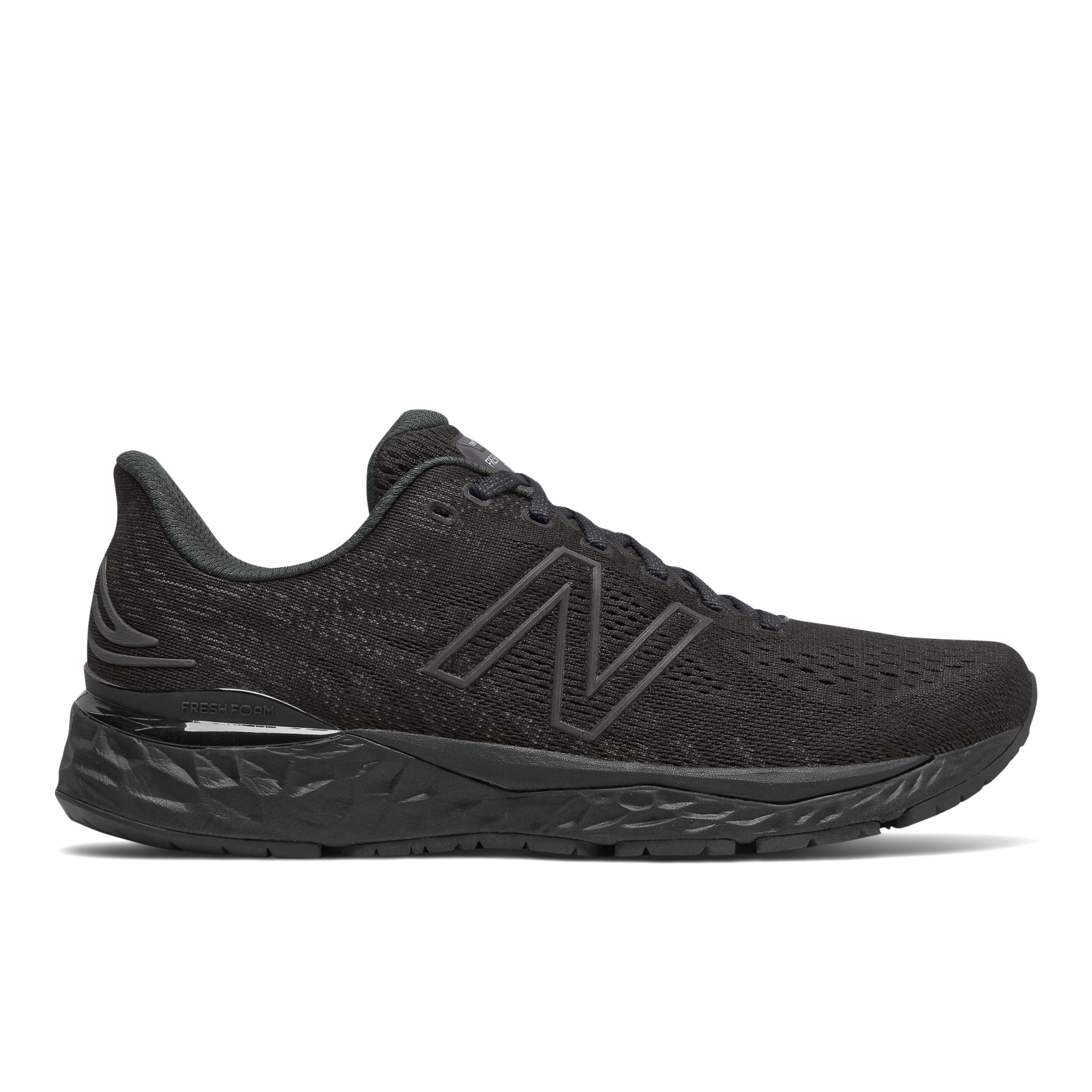 new balance all black running shoes