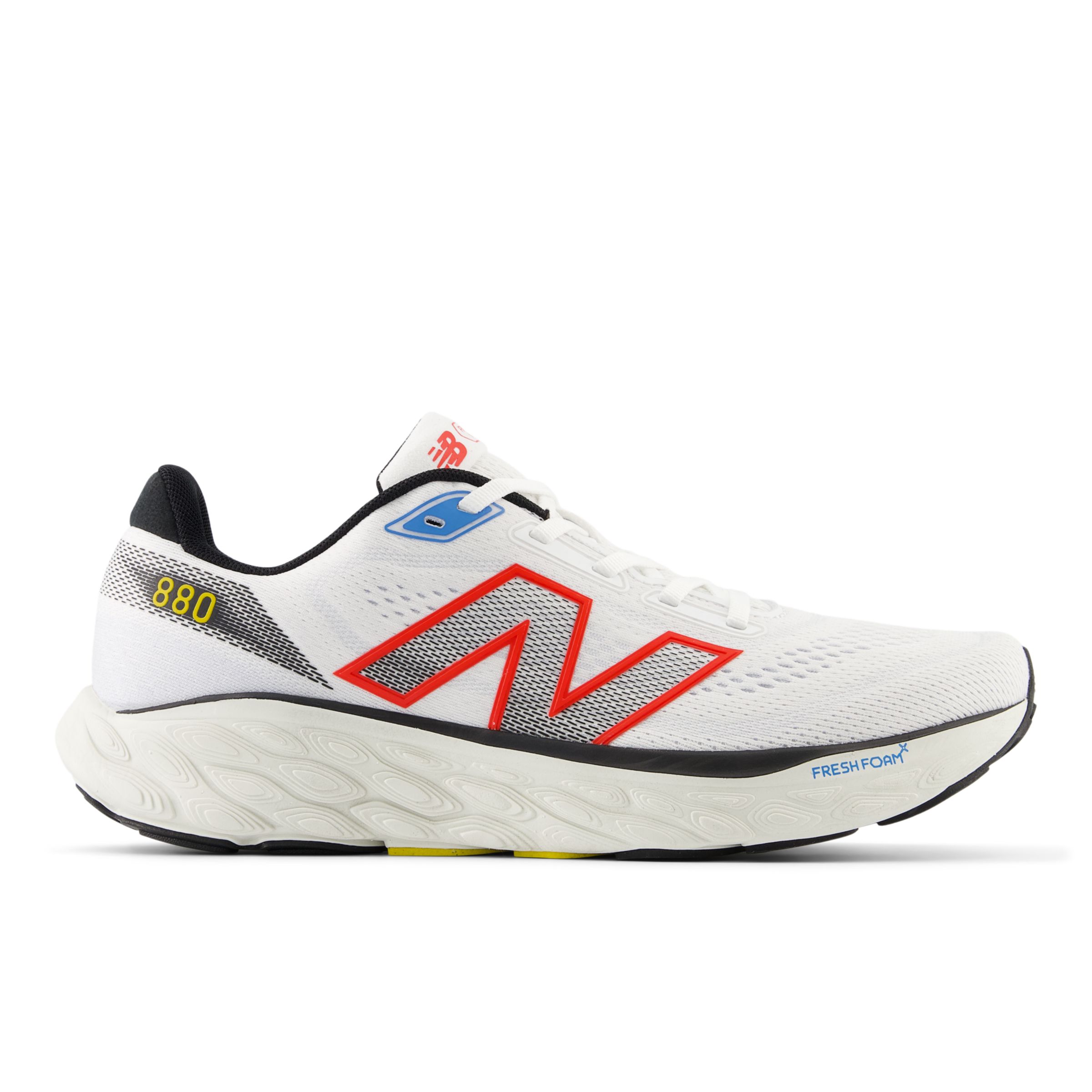 뉴발란스 New Balance Fresh Foam X 880v14,White with Neo Flame and Black