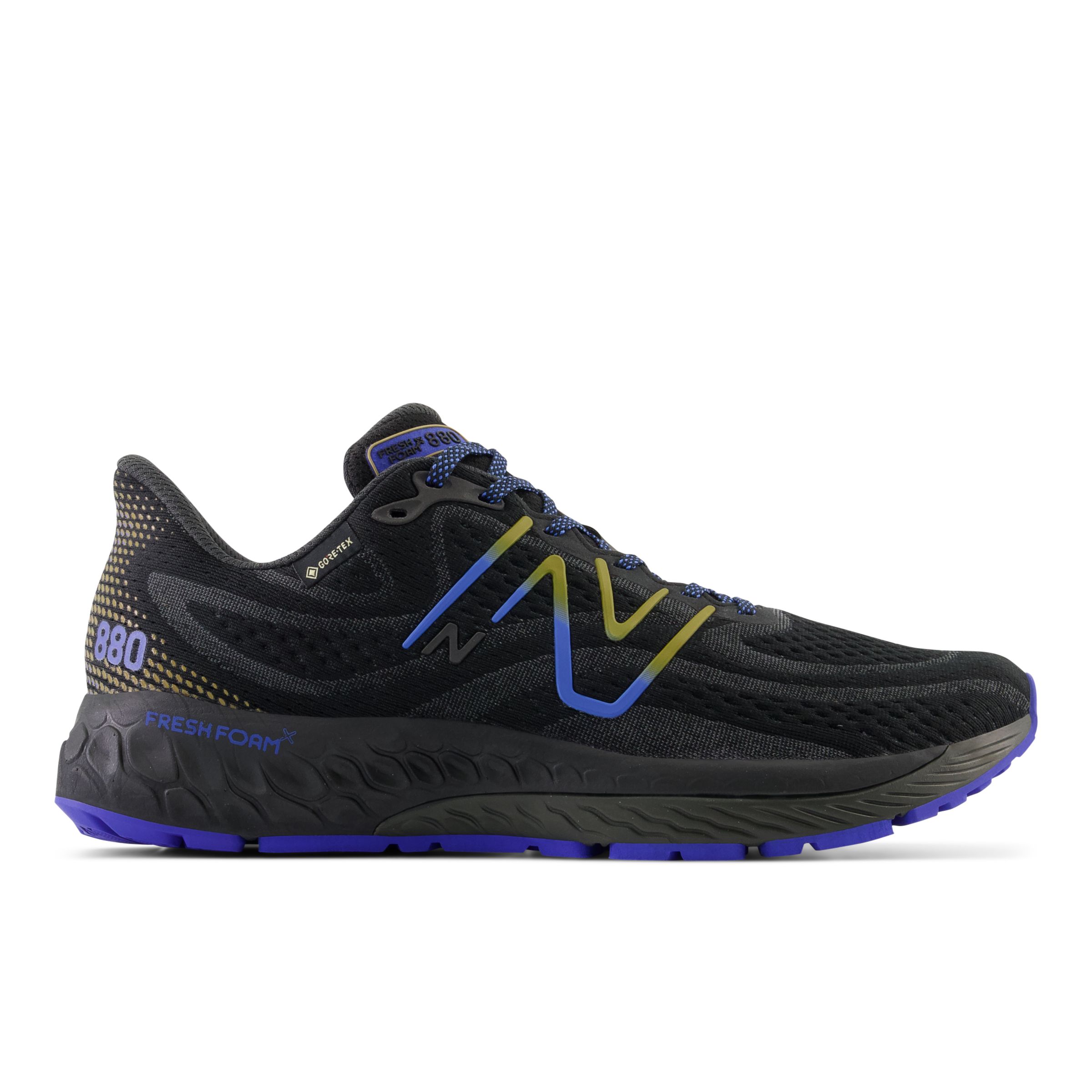 

New Balance Men's Fresh Foam X 880v13 Gore-Tex® Black/Blue - Black/Blue