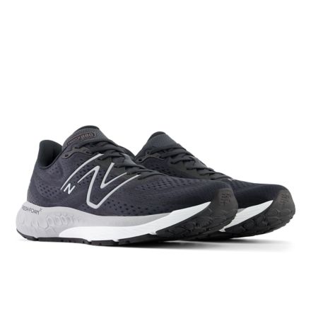 White new balance running on sale shoes