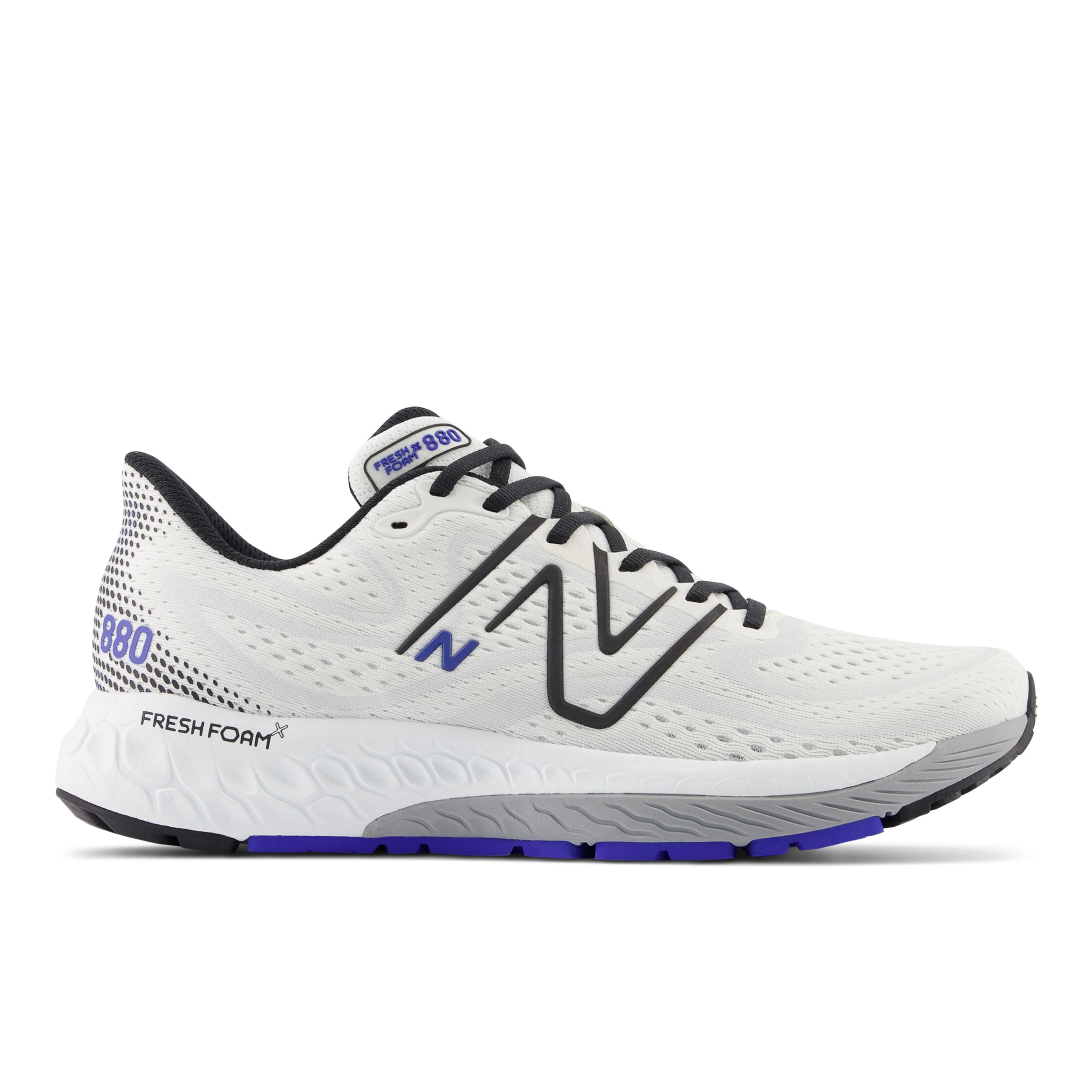 

New Balance Men's Fresh Foam X 880v13 White/Black - White/Black