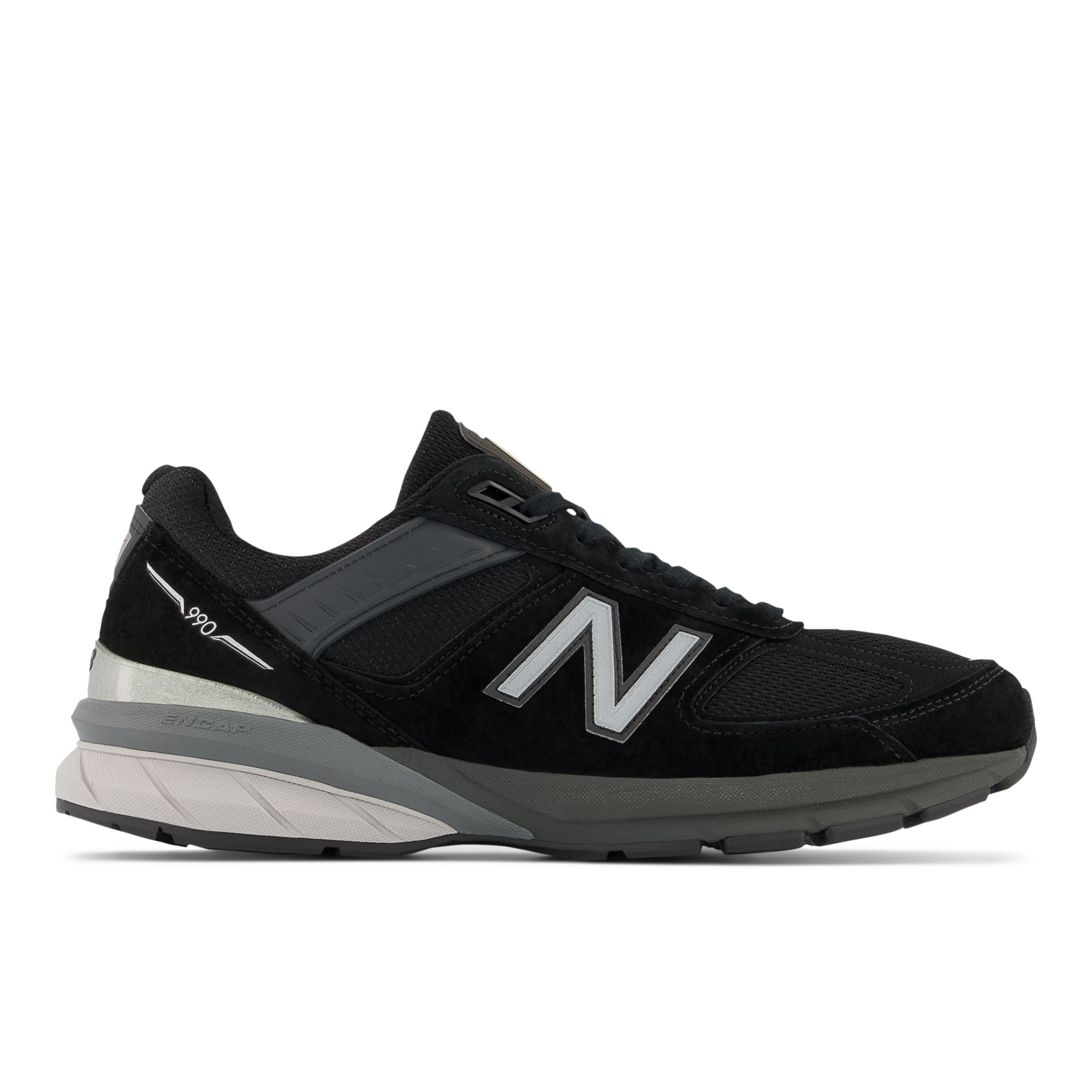 

New Balance Men's MADE in USA 990v5 Core Black/Grey - Black/Grey