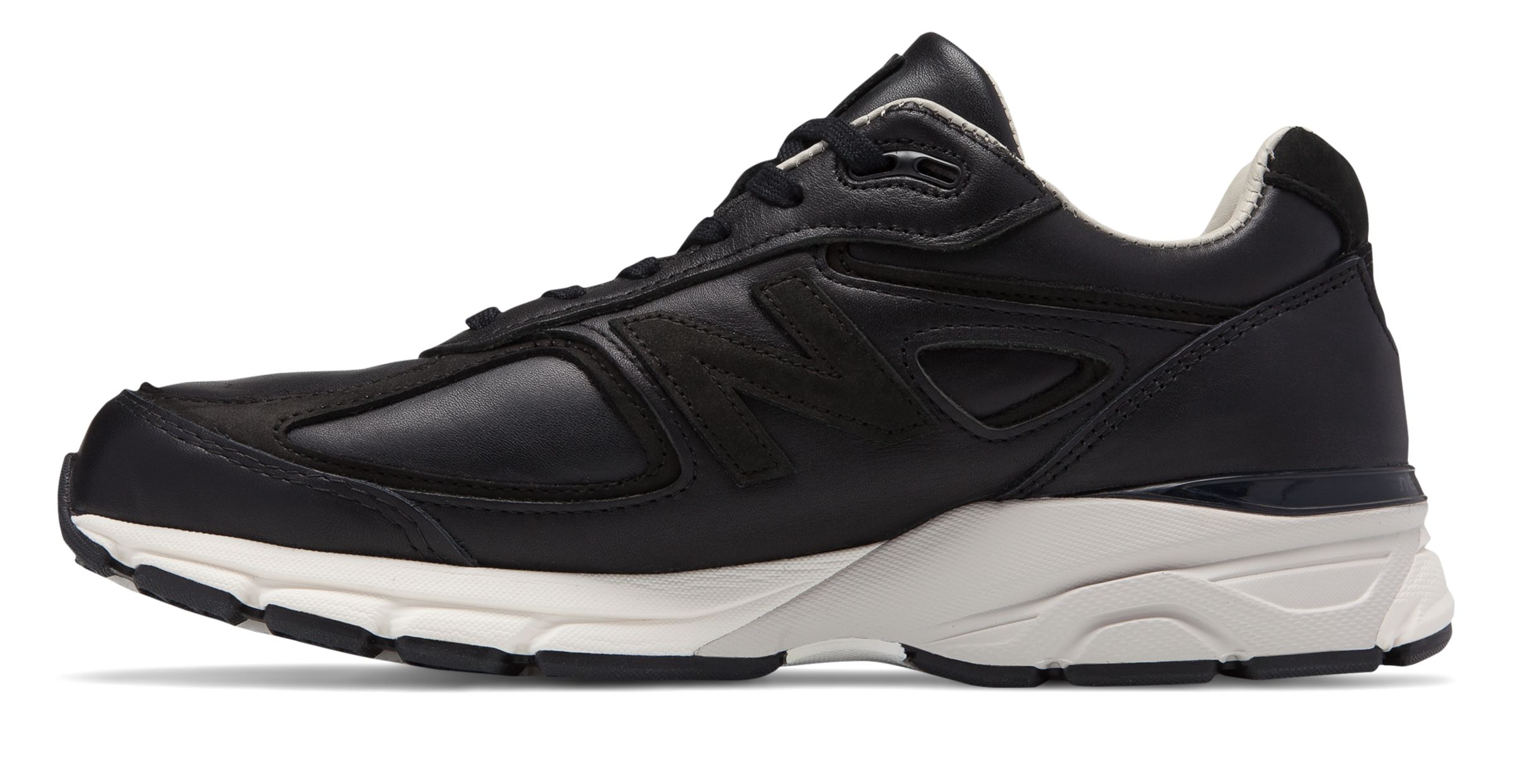 new balance 990v4 black leather