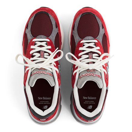 New balance 990 mens hot sale red