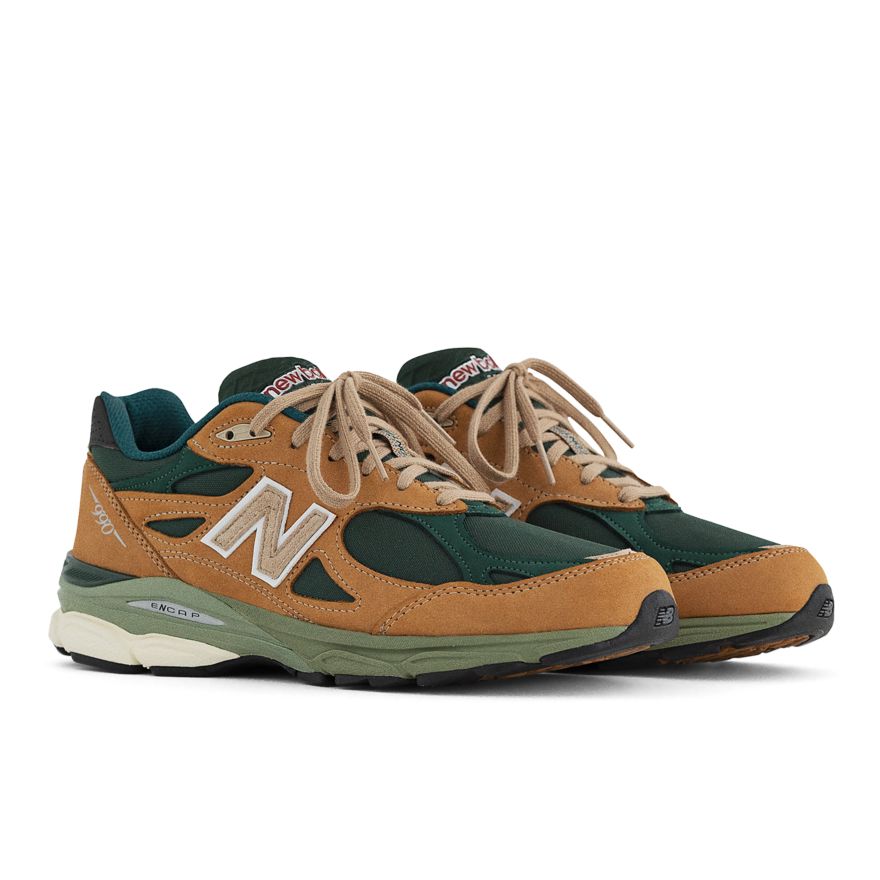 Green new balance 990 hotsell