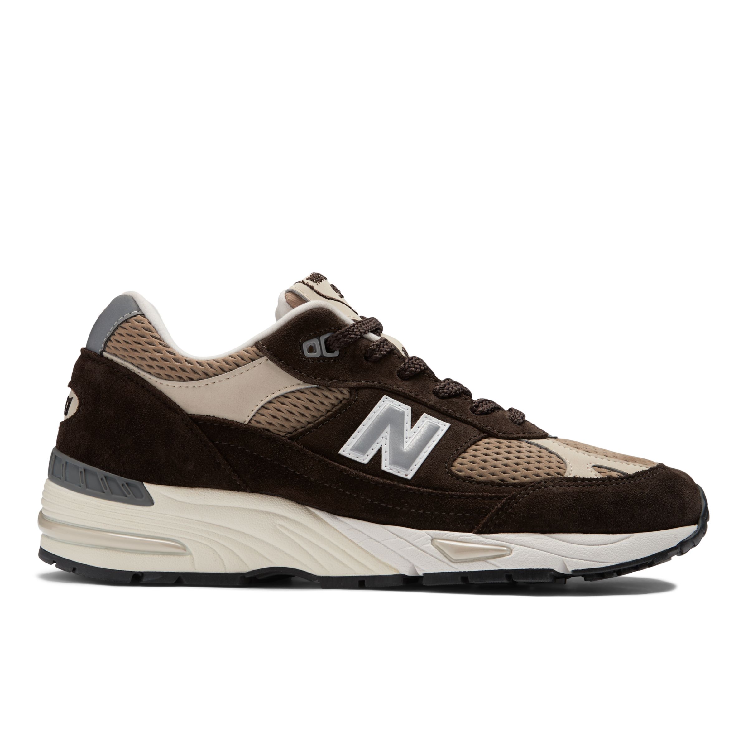 

New Balance Men's Made in UK 991v1 Finale Brown/Beige/Grey - Brown/Beige/Grey