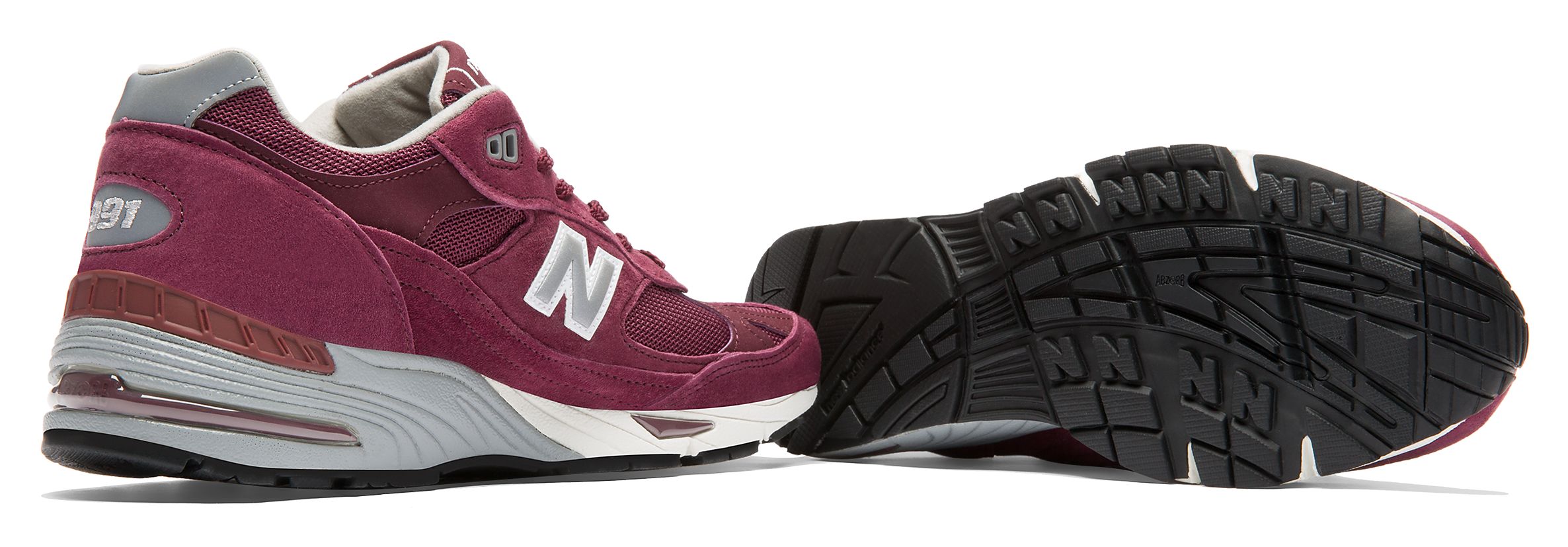 new balance 991 burgundy