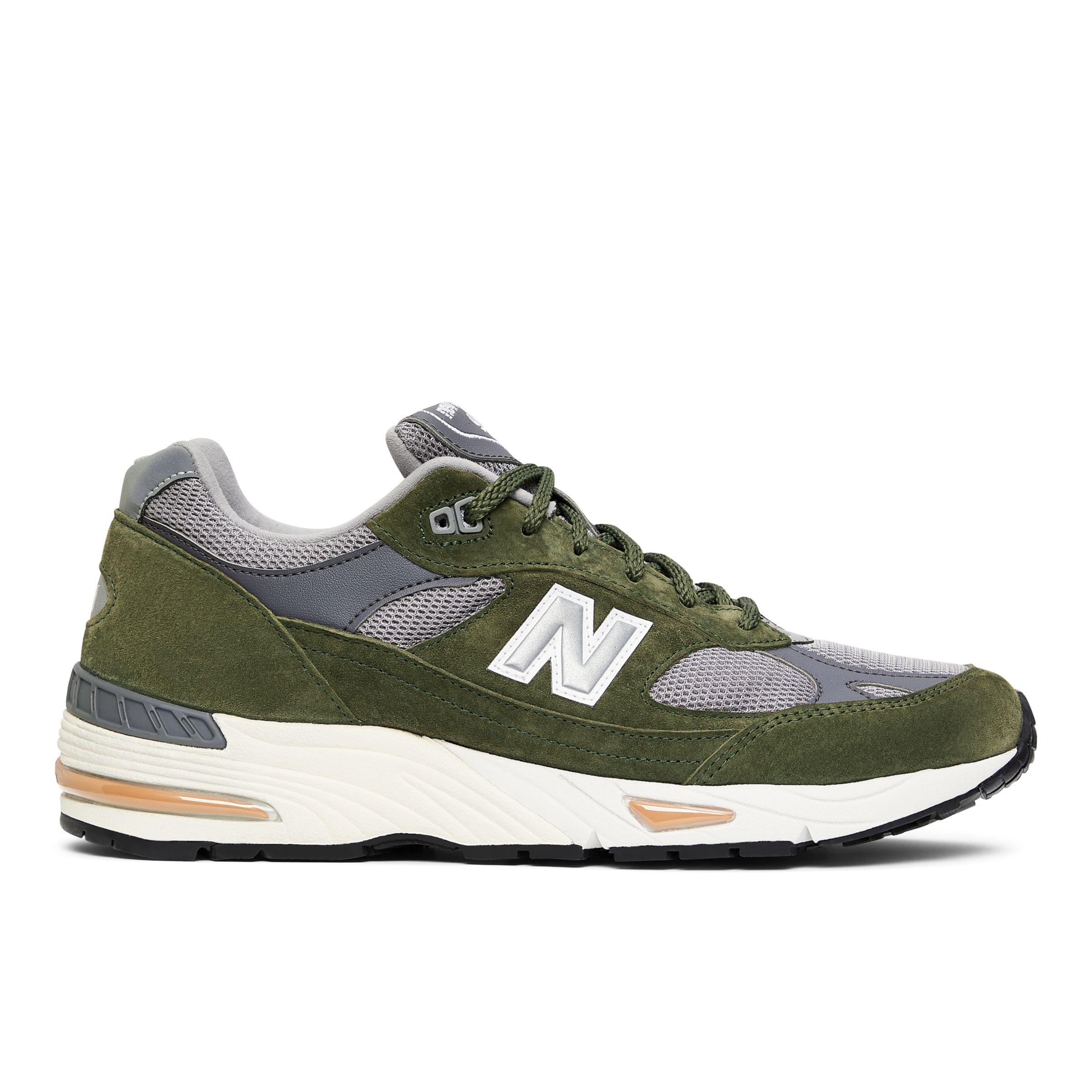 New balance hot sale green suede