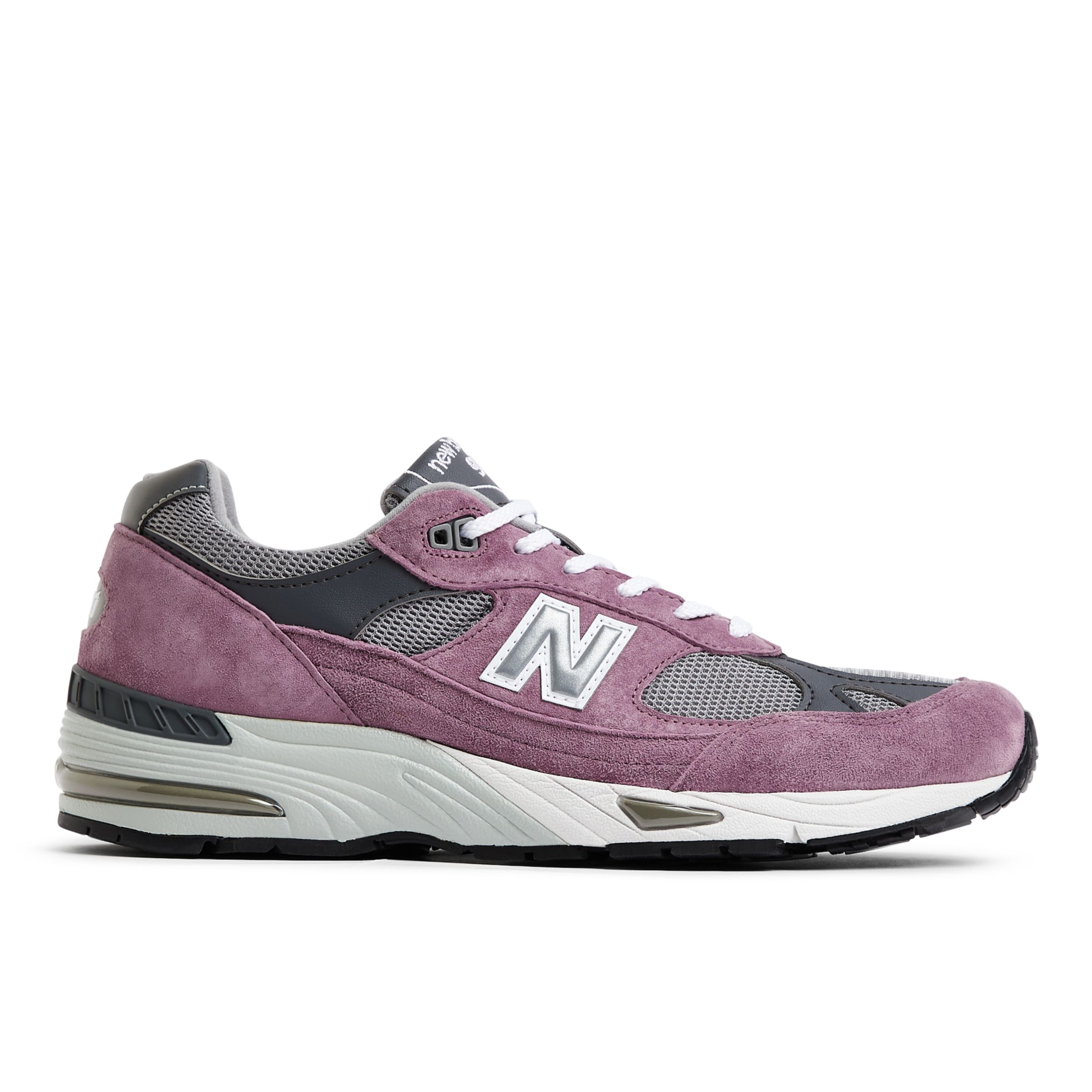 

New Balance Homme MADE in UK 991v1 en Rose/Gris, Suede/Mesh, Taille 40.5 Large