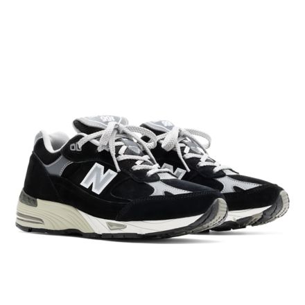Made in UK 991V1, BLACK with SMOKED PEARL with Reflective Silver, M991PK1