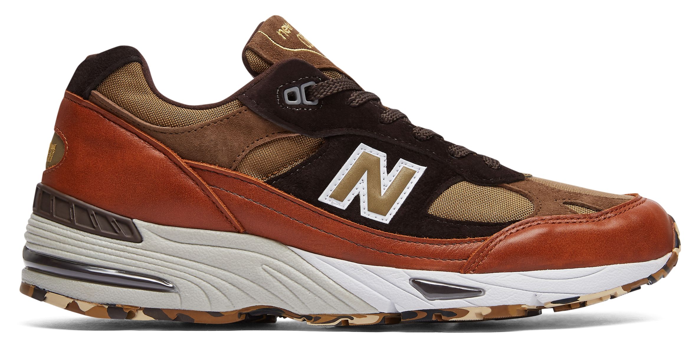 new balance 991 uomo arancione