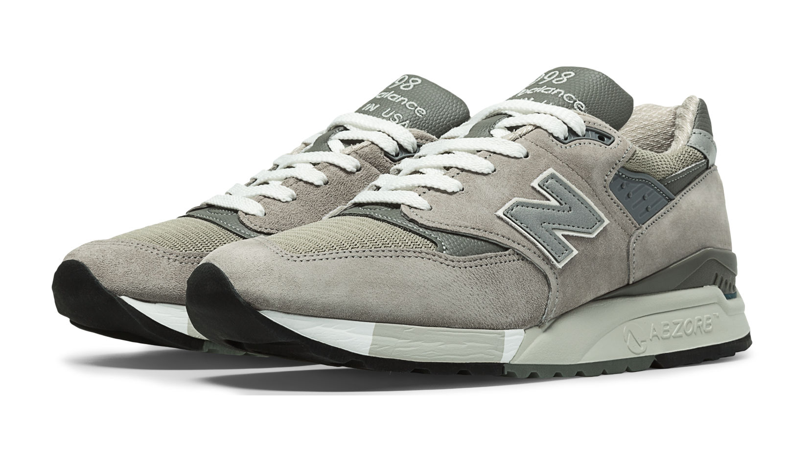 New Balance 998 Made in the USA Bringback, Light Grey with Grey