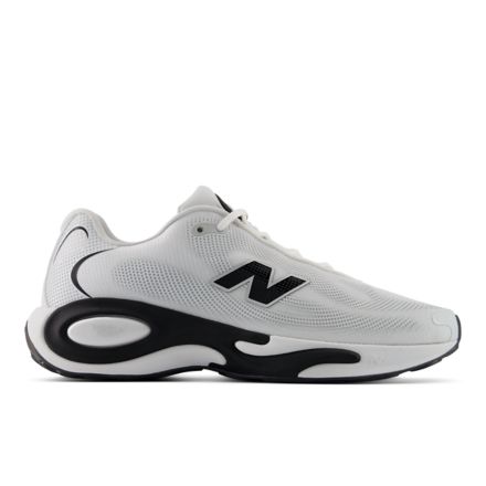 AC Runner, WHITE with BLACK with SILVER METALLIC, MACR11D7