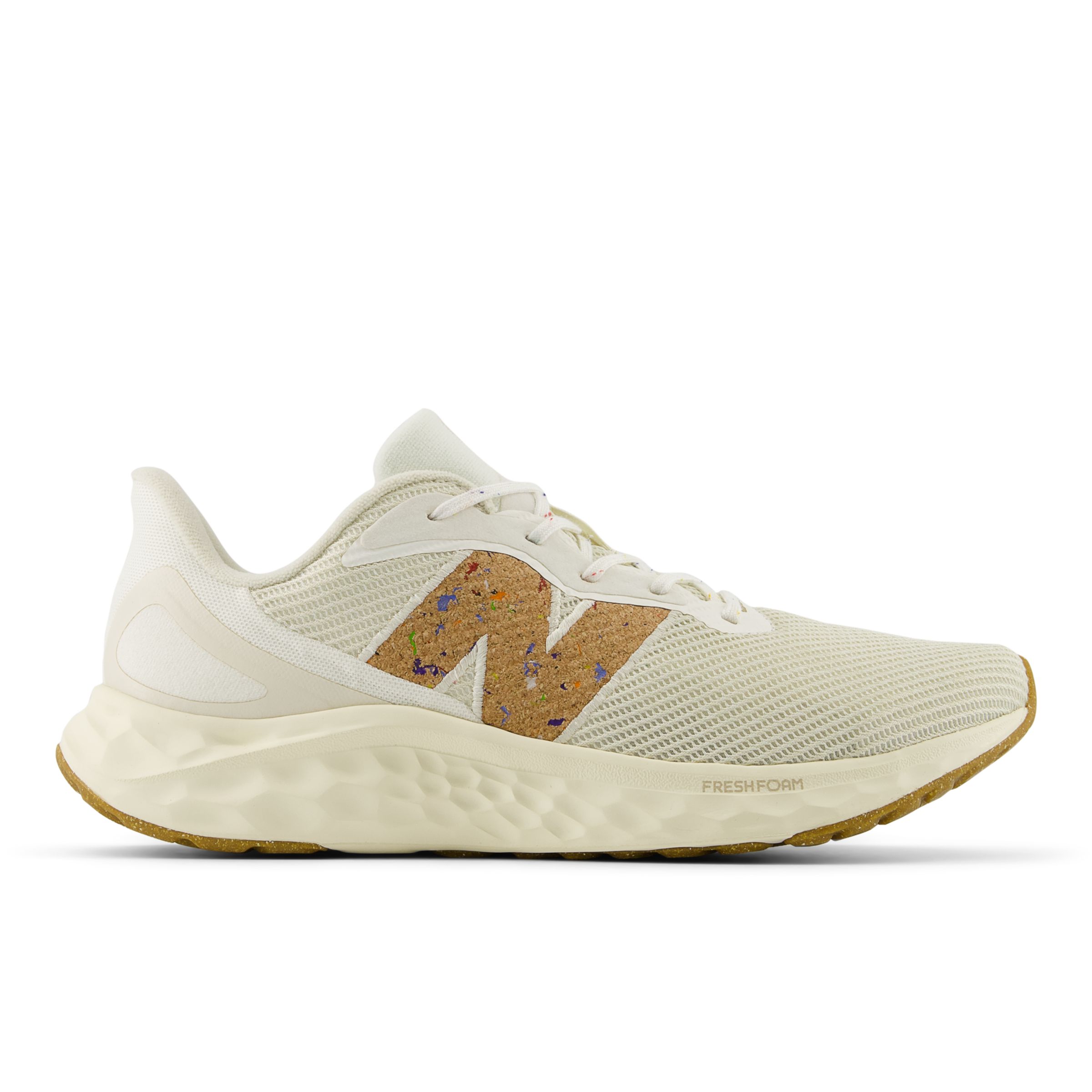 

New Balance Men's Fresh Foam Arishi v4 White/Beige/Brown - White/Beige/Brown