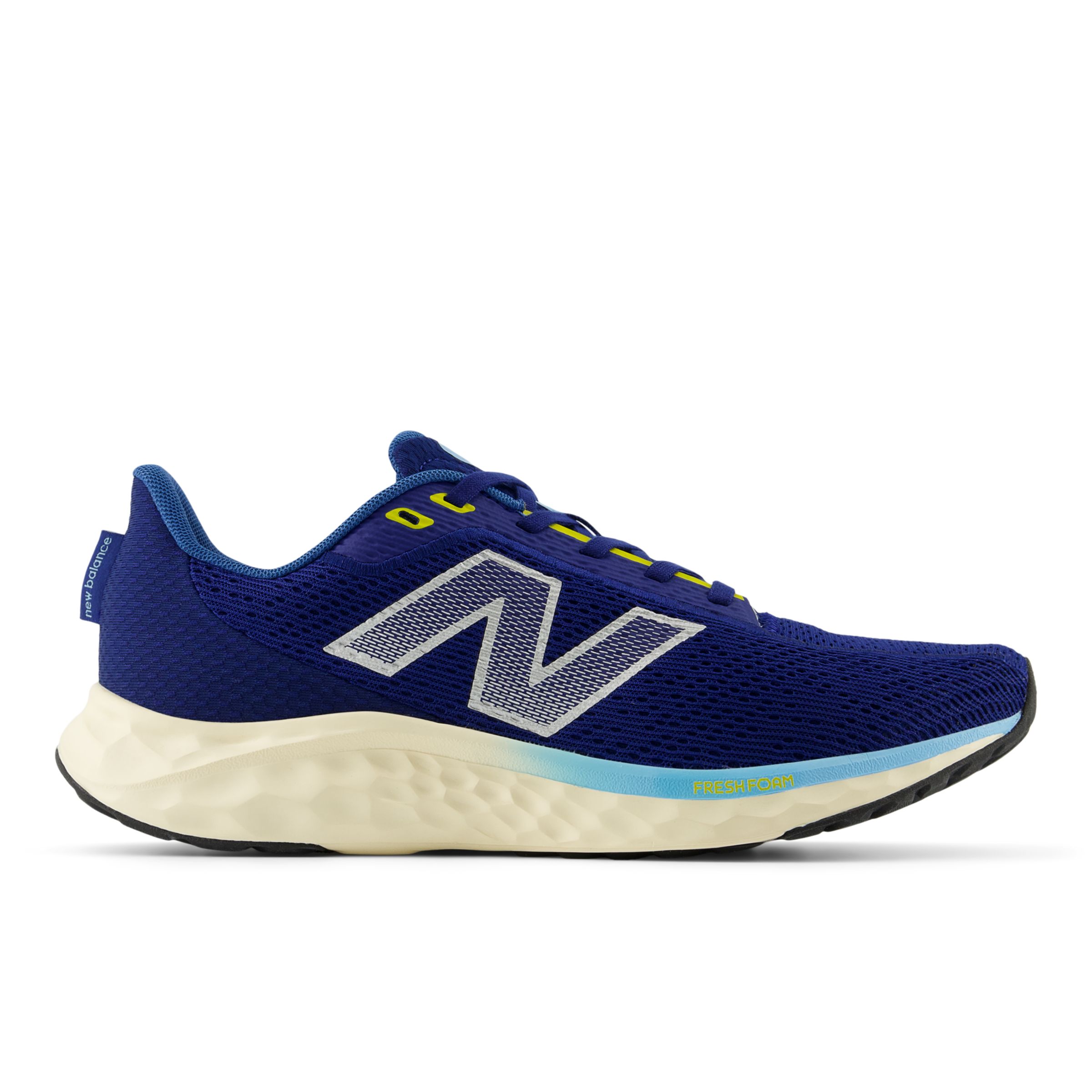 New Balance Men's Fresh Foam Arishi v4 in Blue/Orange Synthetic, size 11