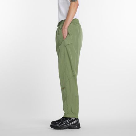 NB GREY ナイロンワイドテーパードパンツ