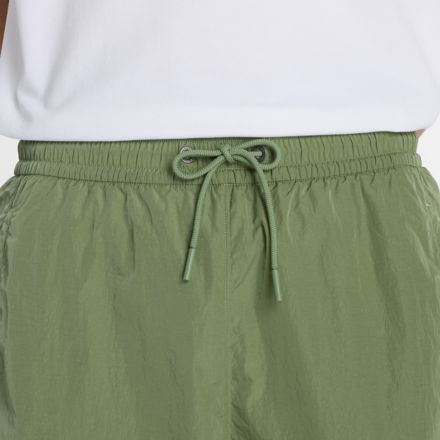 NB GREY ナイロンワイドテーパードパンツ