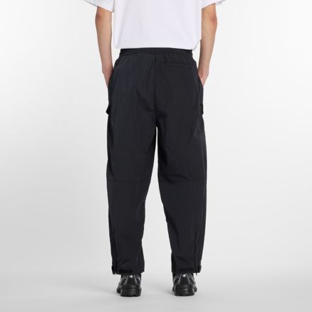 NB GREY ナイロンワイドテーパードパンツ