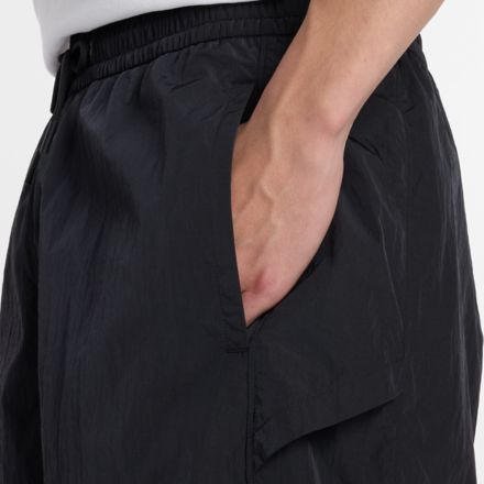 NB GREY ナイロンワイドテーパードパンツ