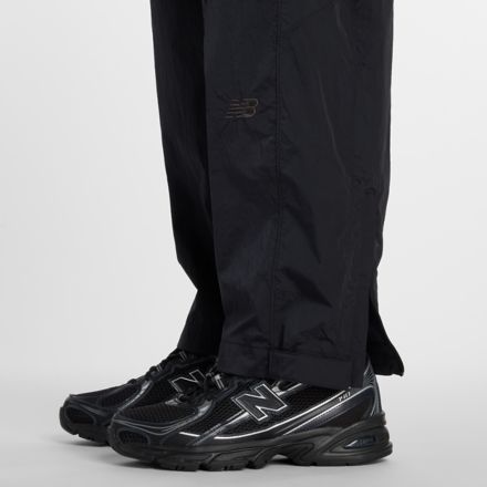 NB GREY ナイロンワイドテーパードパンツ