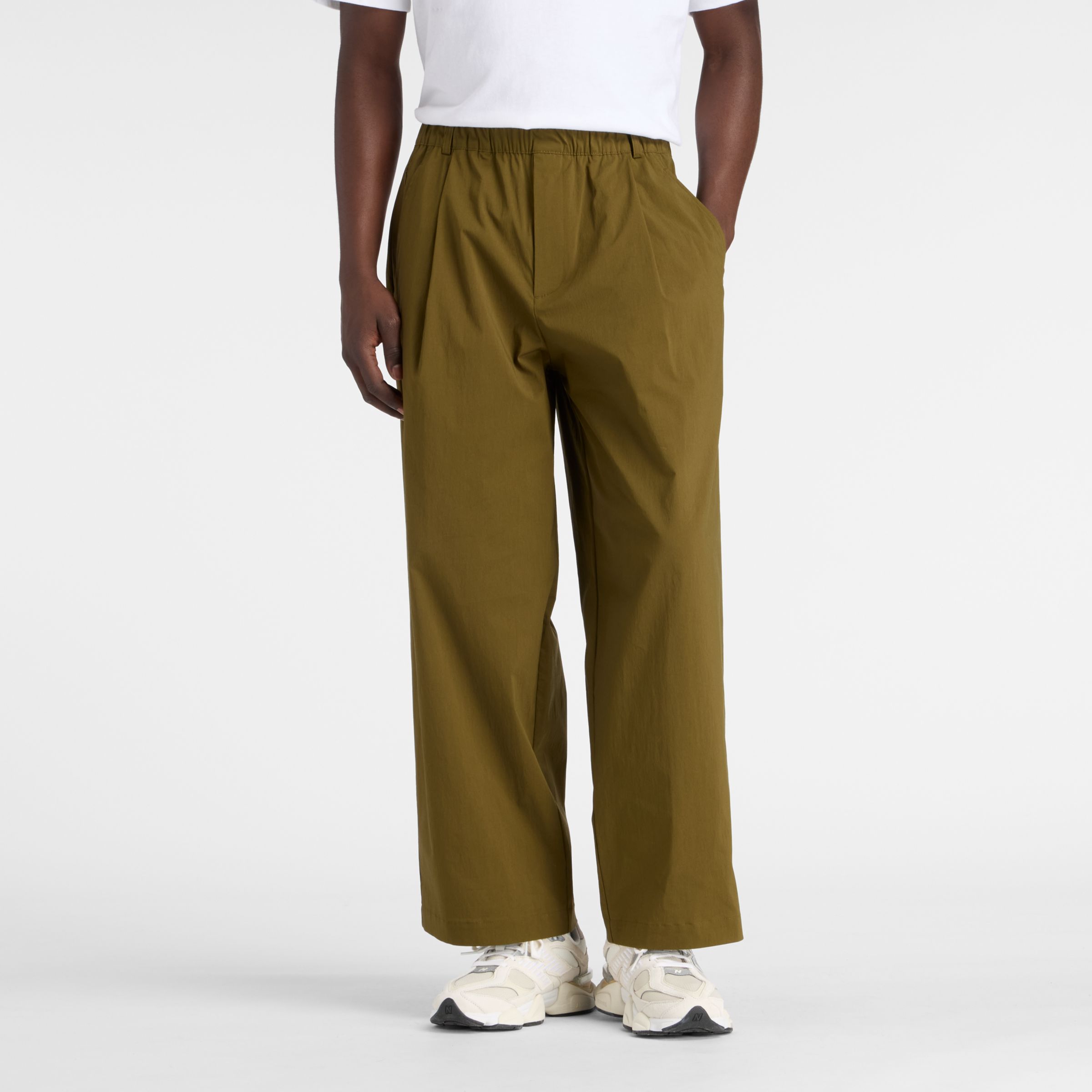 NB GREY ワイドパンツ