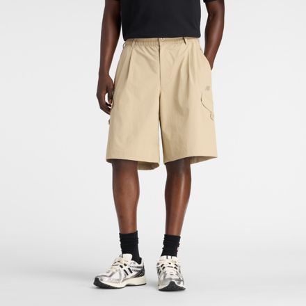 NB GREY カーゴショーツ10インチ, BLACK, MB6159Z7SOT