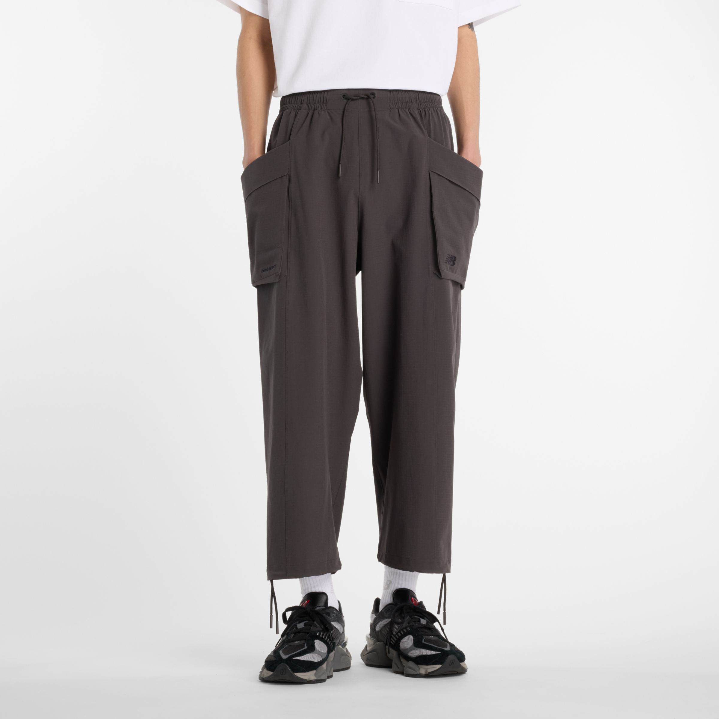 NB GREY 短版工作褲