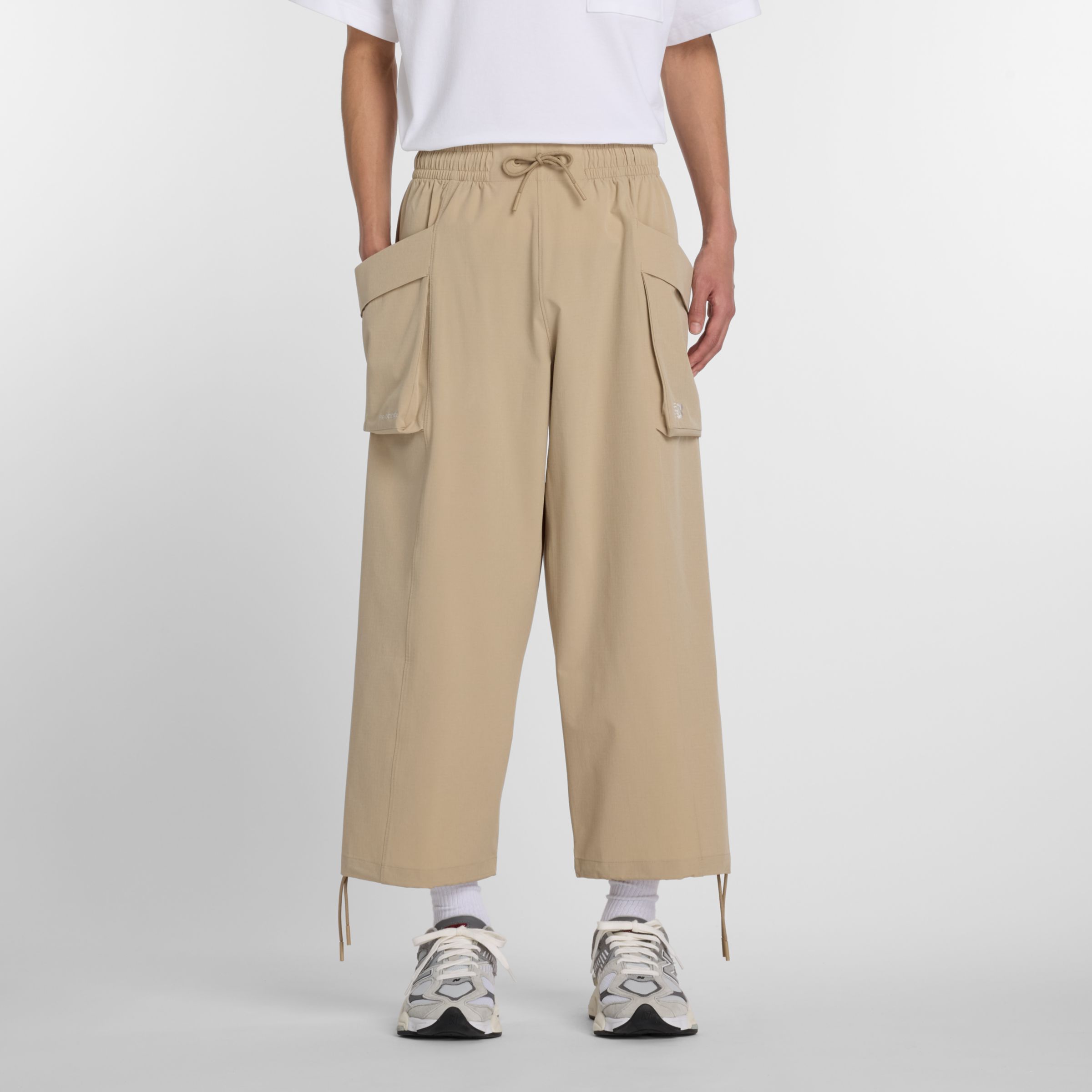 NB GREY 短版工作褲