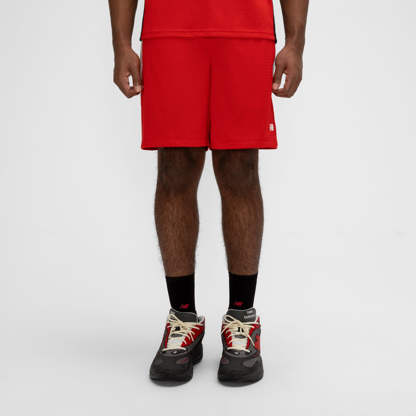 Мужские брюки New Balance Basketball Performance Mesh Short — фото 2