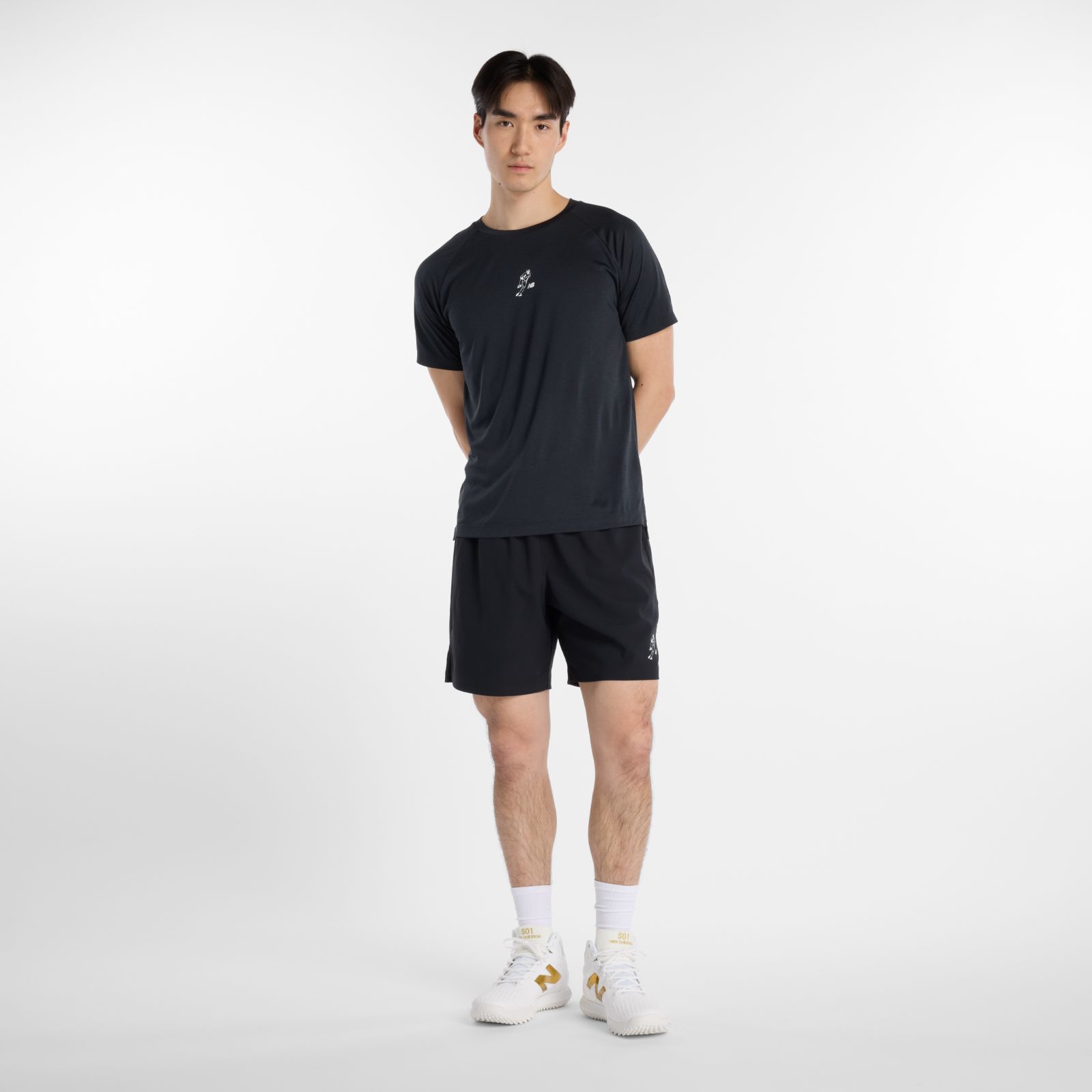 Мужские брюки New Balance Shohei Training Woven Short 7" — фото 2