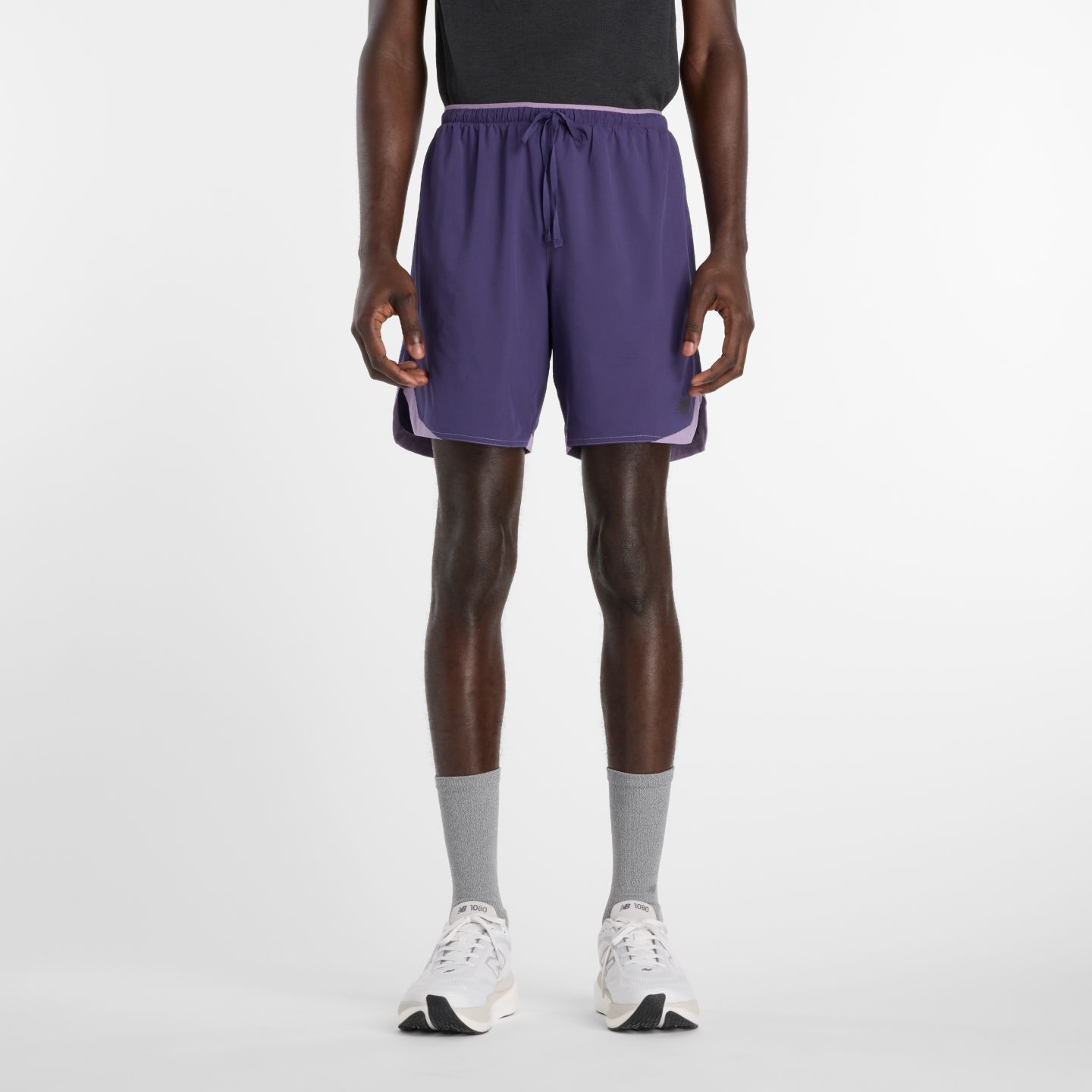 Мужские шорты New Balance RC Essential Short 7", цвет: Серый — фото 1