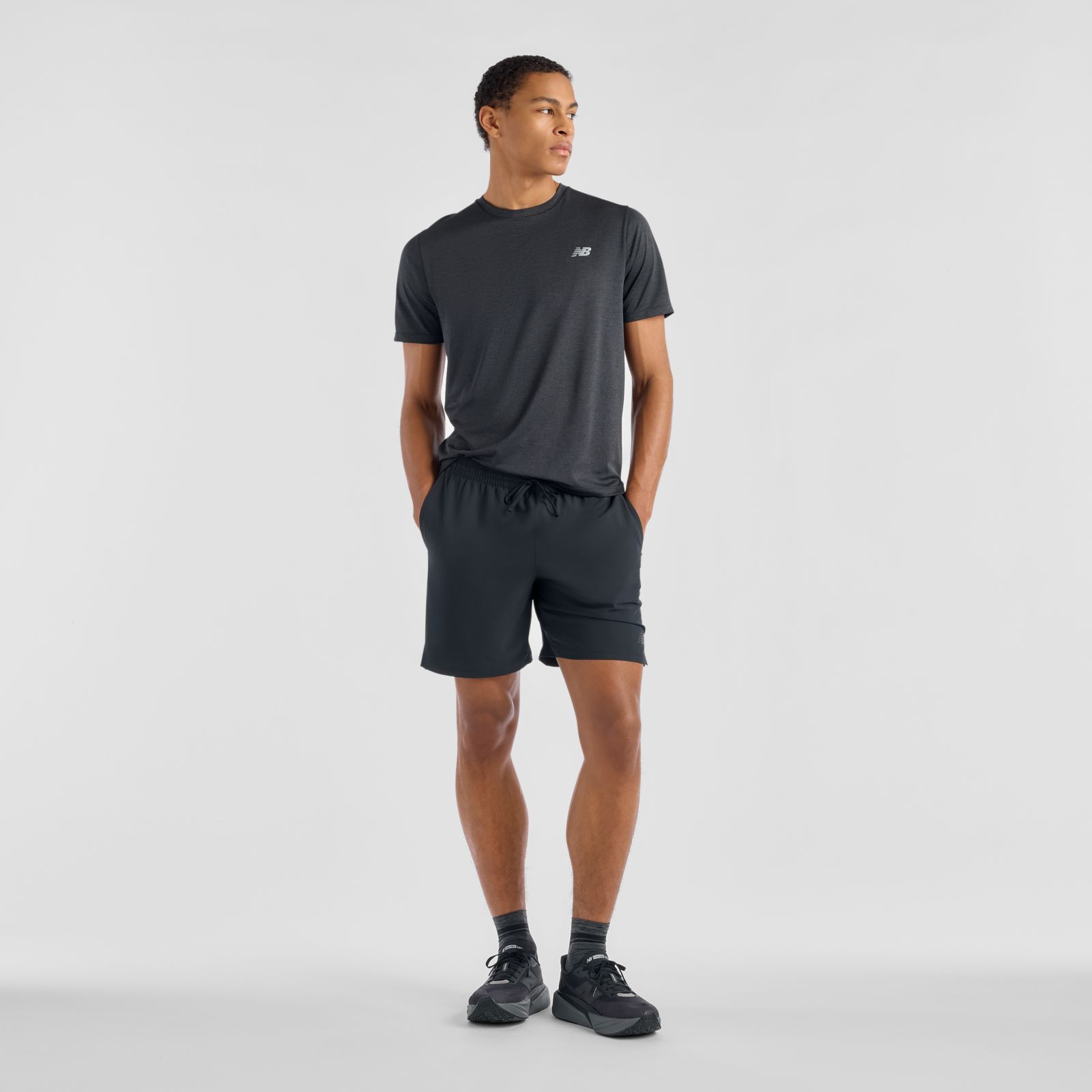 Мужские брюки New Balance Fast Days Short 7" — фото 2